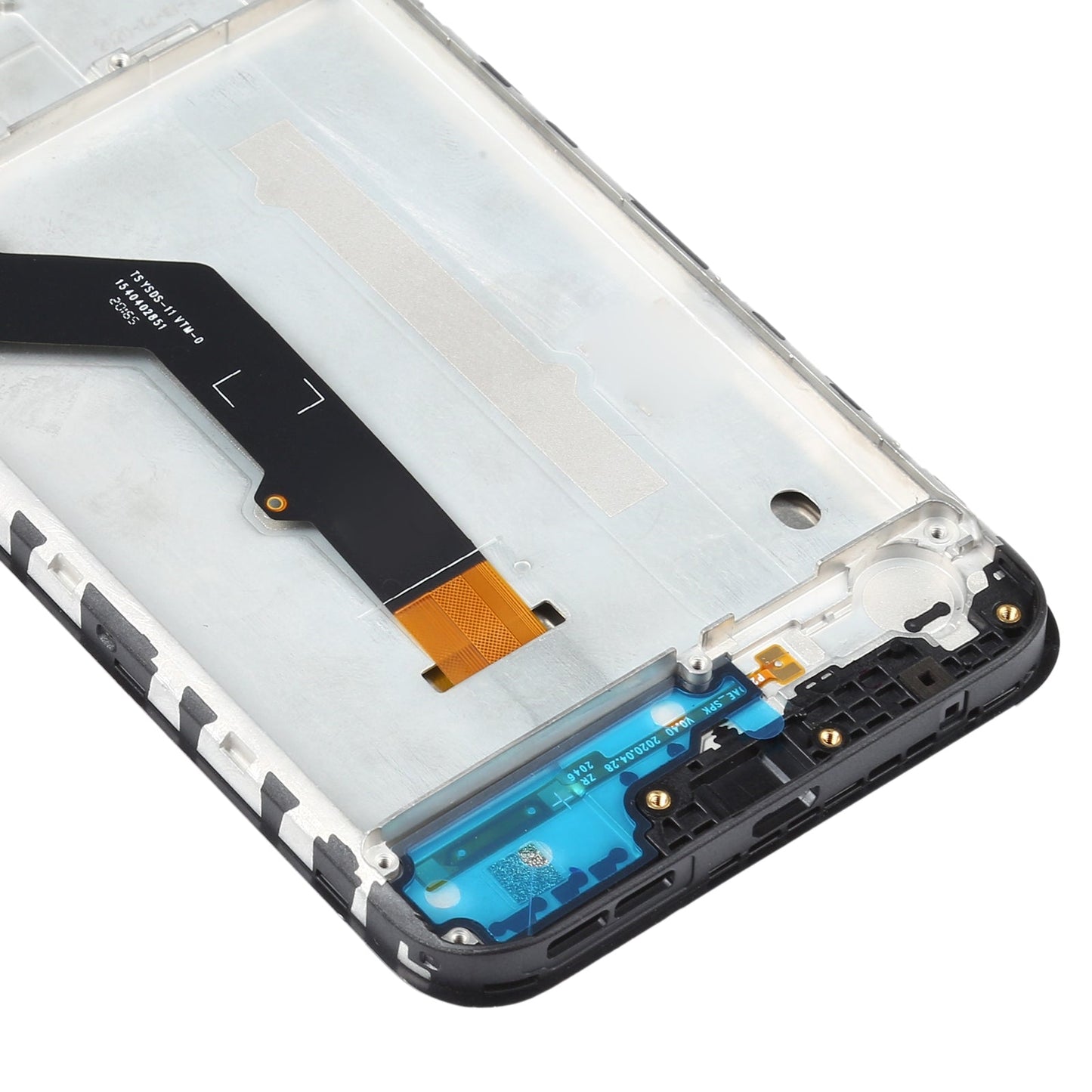 TFT LCD Screen for Motorola Moto E7 Plus XT2081-1 Digitizer Full Assembly with Frame (Black)