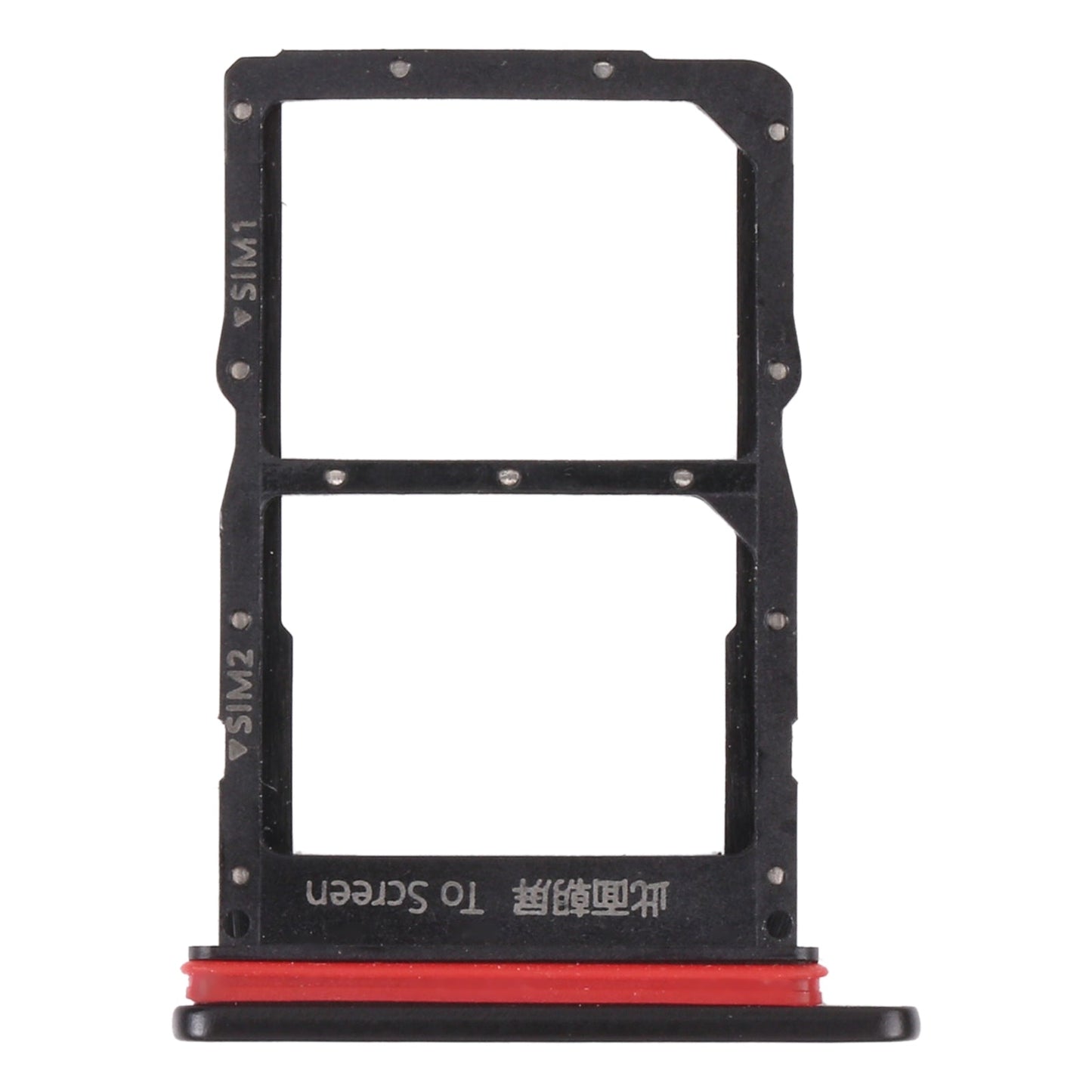 SIM Card Tray + SIM Card Tray for Huawei Nova 8 5G (Black)