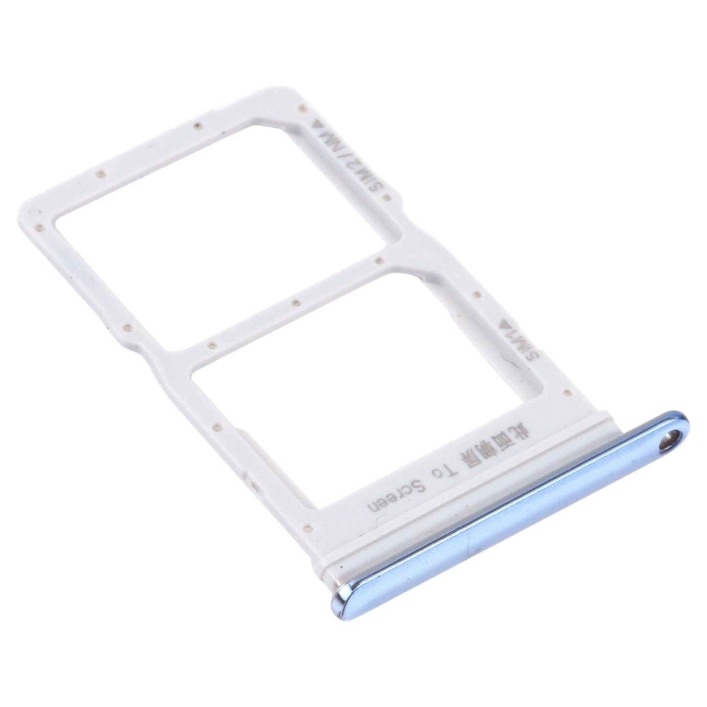 SIM Card Tray + SIM Card Tray / NMicro Card Tray for Honor X10 Max 5G (Silver)