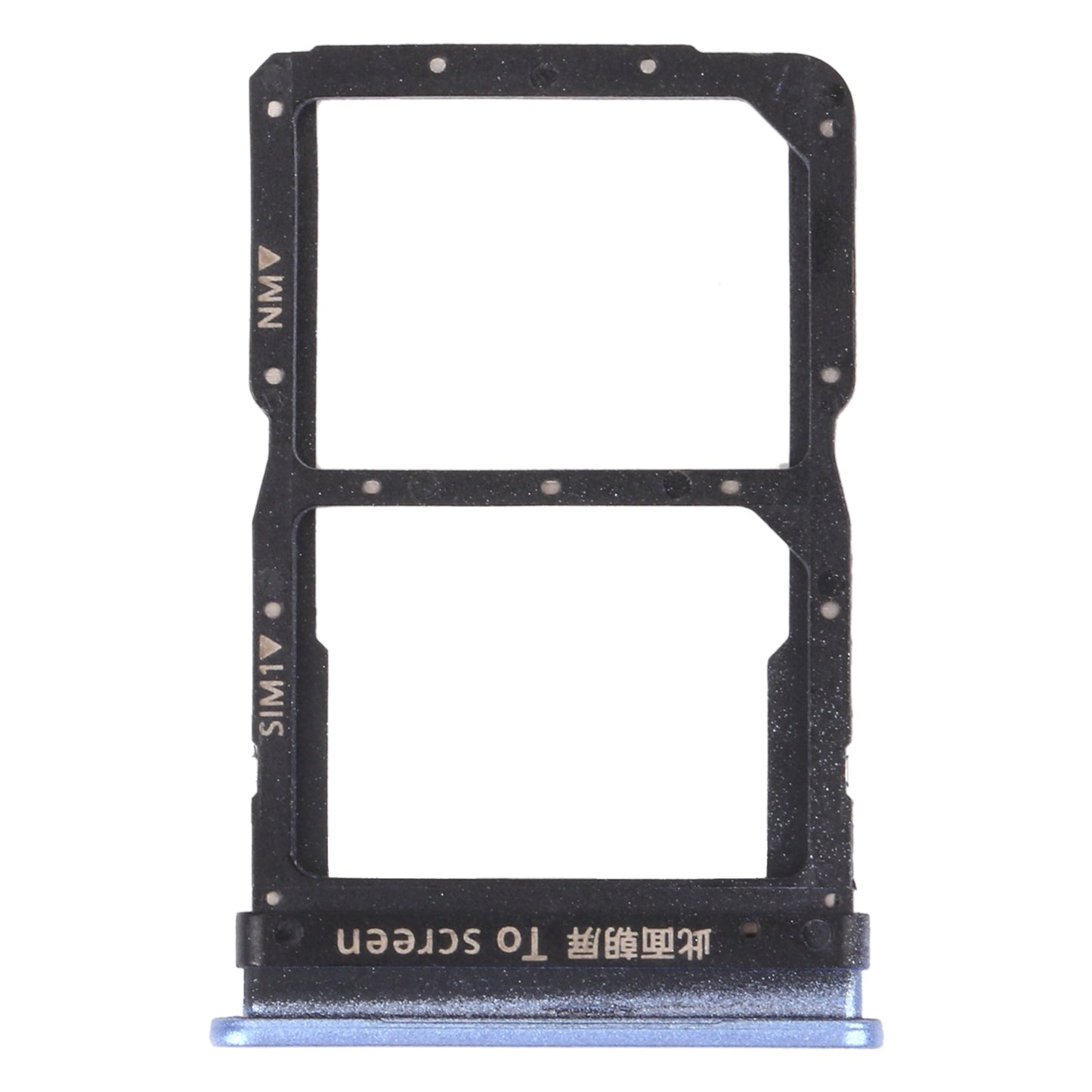 SIM Card Tray + NM Card Tray for Huawei Enjoy 20 Pro (Purple)