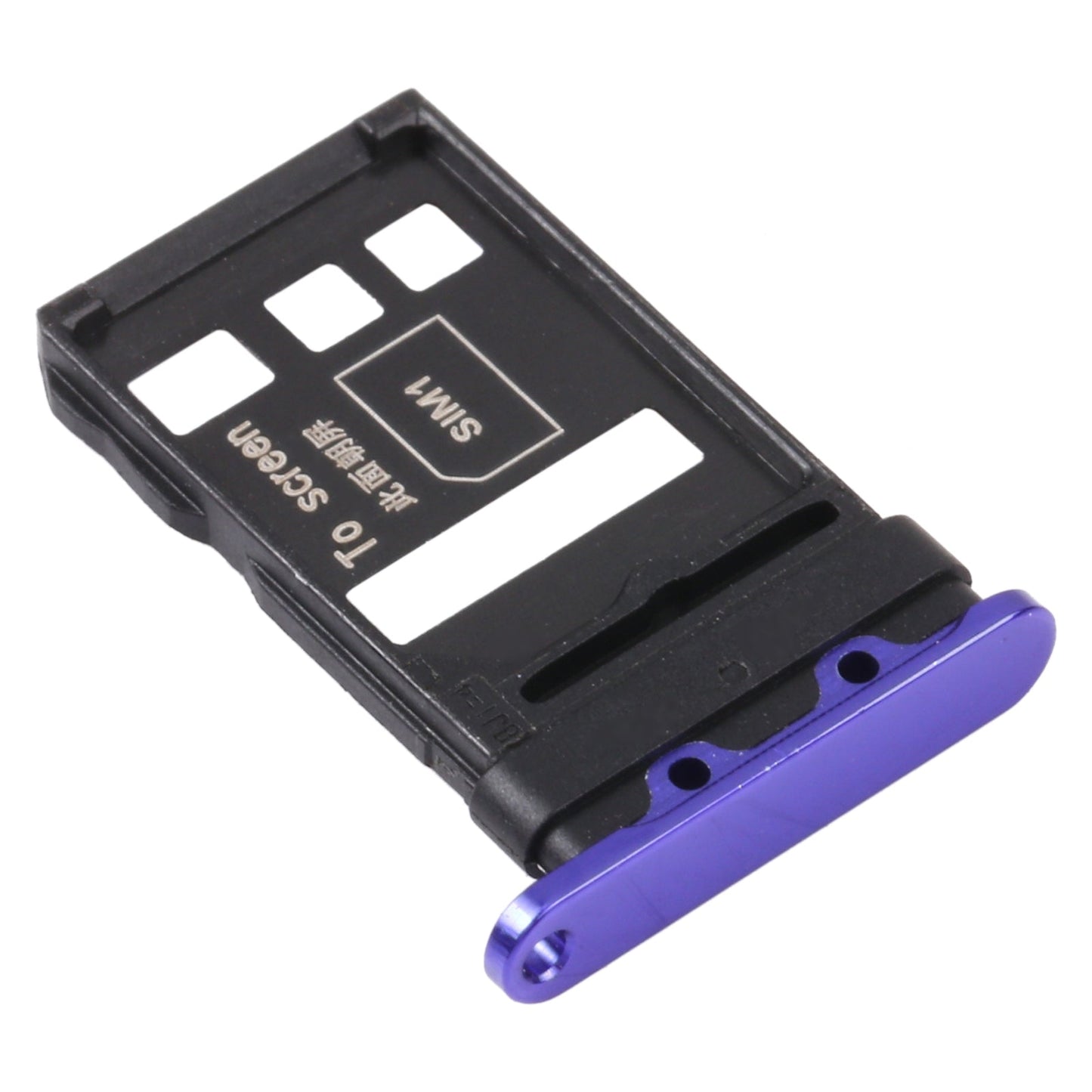 SIM Card Tray + SIM Card Tray for Huawei Nova 7 Pro 5G (Purple)