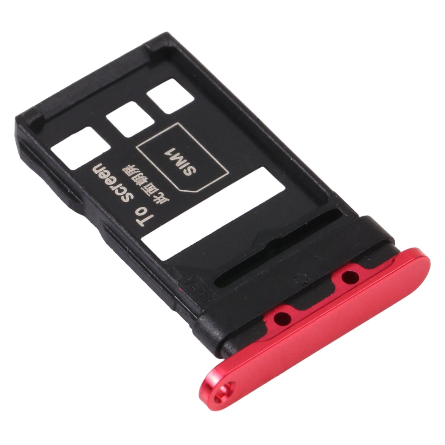 SIM Card Tray + SIM Card Tray for Huawei Nova 7 Pro 5G (Red)