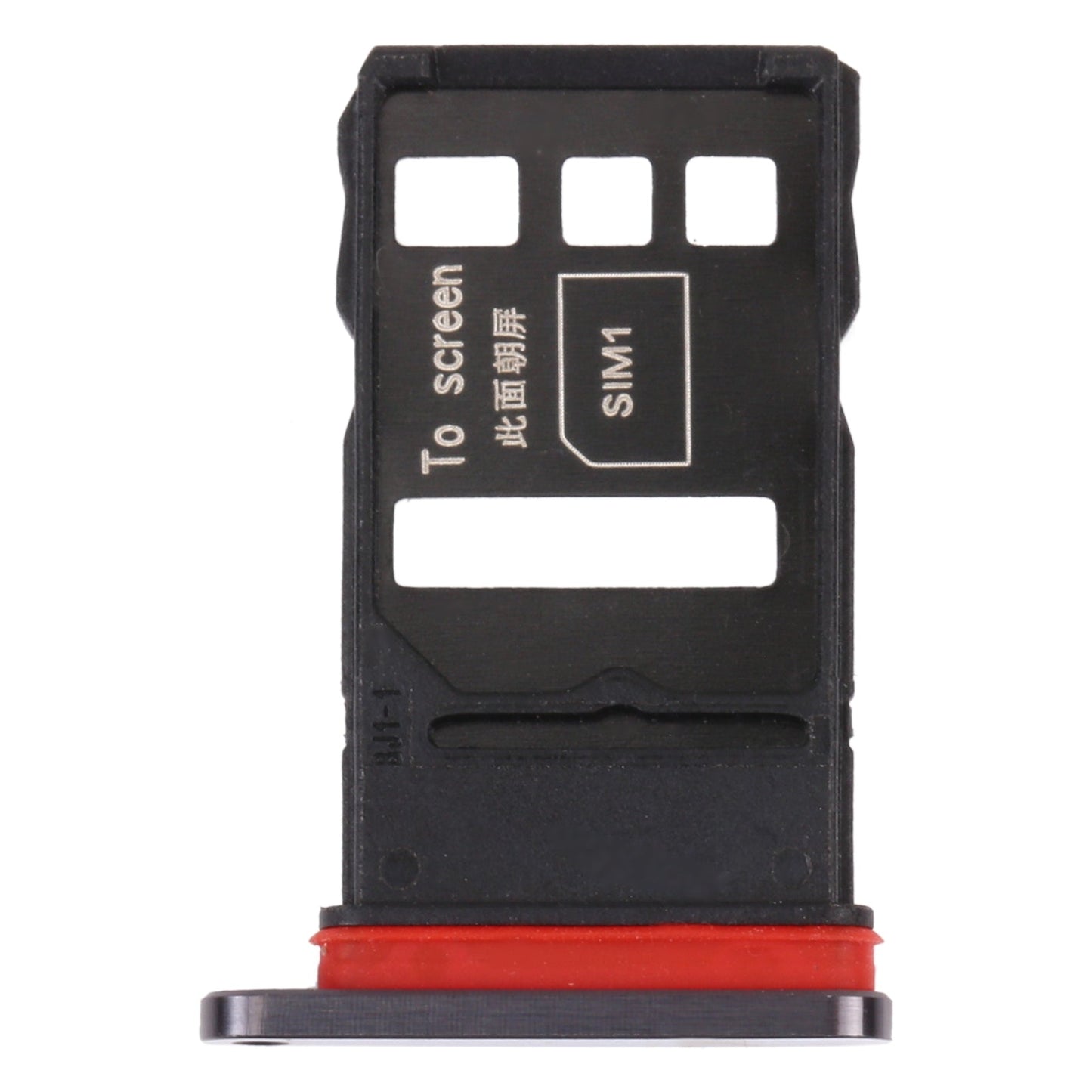 SIM Card Tray + SIM Card Tray for Honor 30 Pro (Black)