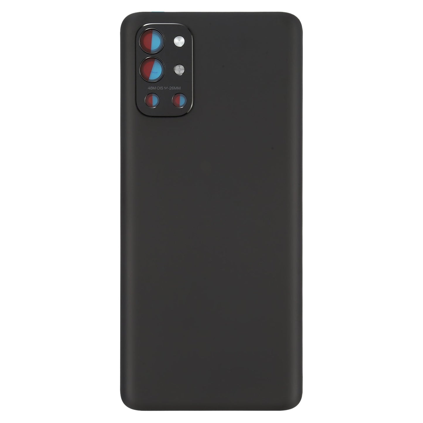 For OnePlus 9R Battery Back Cover With Camera Lens (Frosted Black)