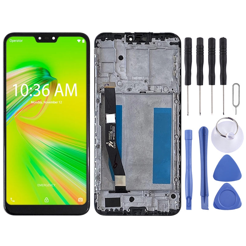 OEM LCD Screen for Asus Zenfone Max Plus (M2) ZB634KL A001D Digitizer Full Assembly with Frame?Black)