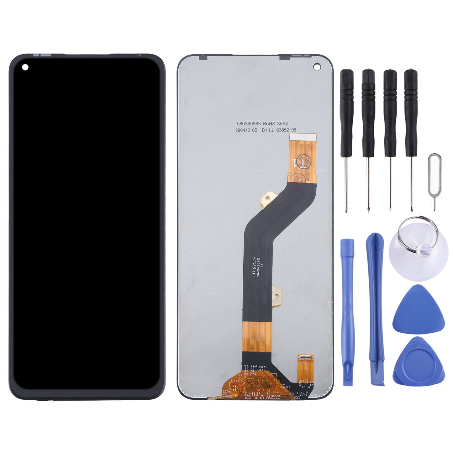 LCD Screen and Digitizer Full Assembly for Infinix Note 7 X690B, X690