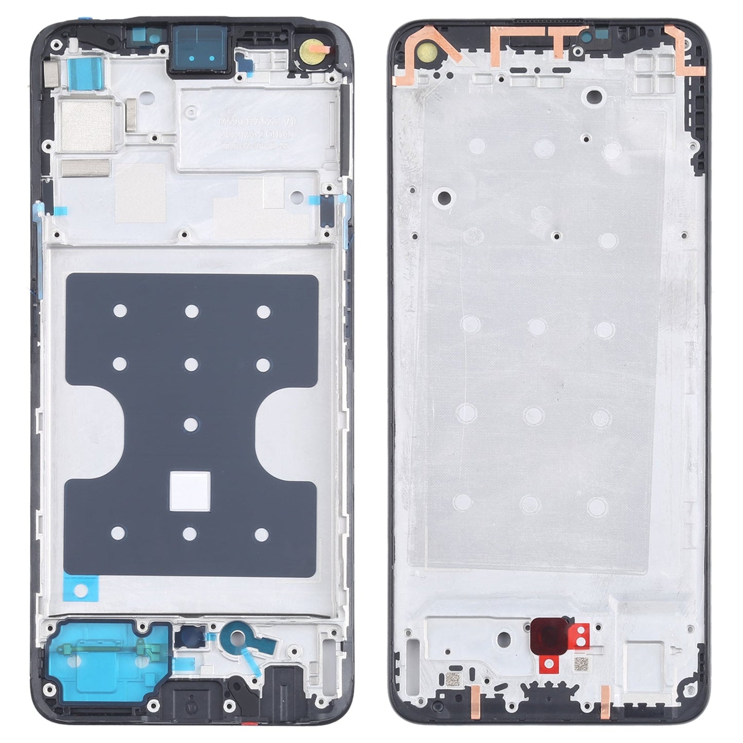 For OPPO Realme 7 Pro Front Housing LCD Frame Bezel Plate