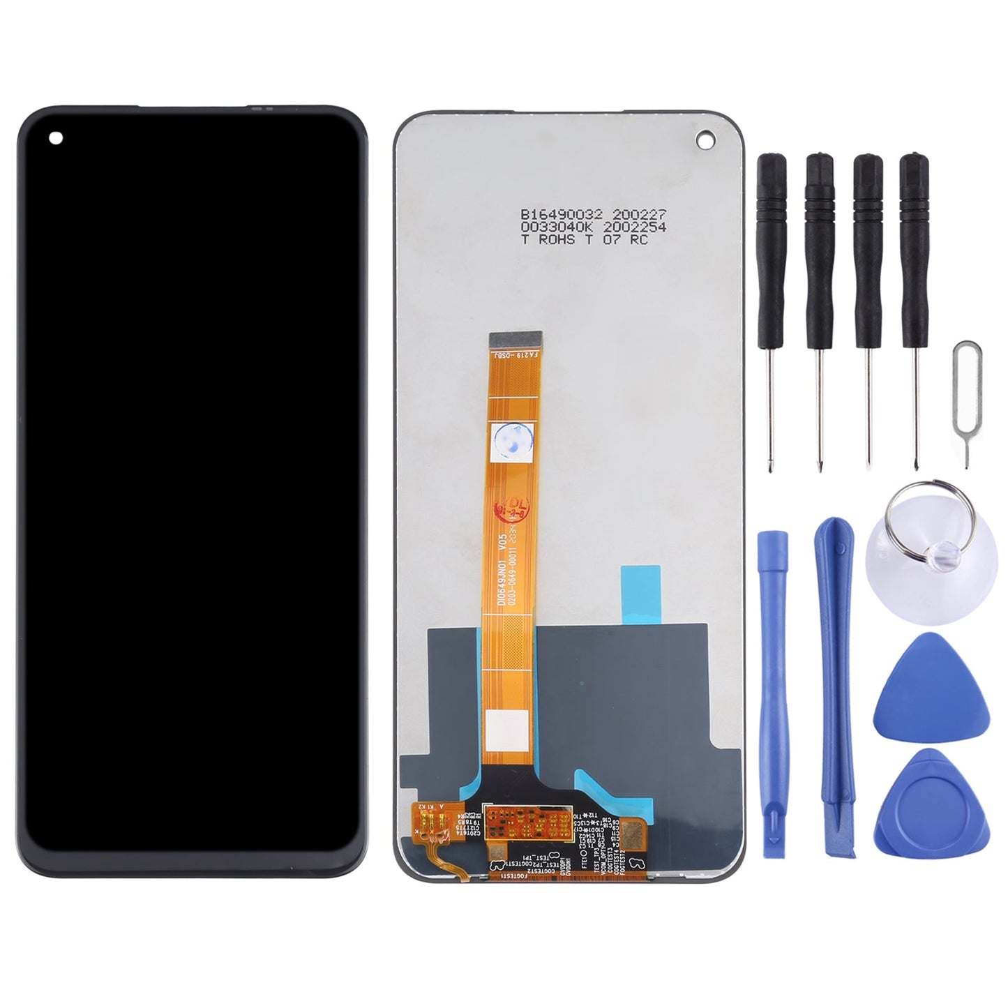 LCD Screen and Digitizer Full Assembly for OPPO Realme Q3 5G
