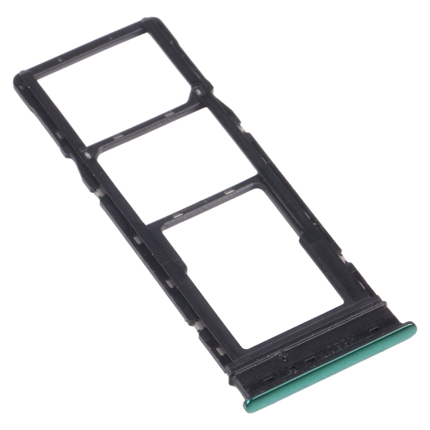 For Infinix S5 Pro X660 X660C X660B SIM Card Tray + SIM Card Tray + Micro SD Card Tray (Green)