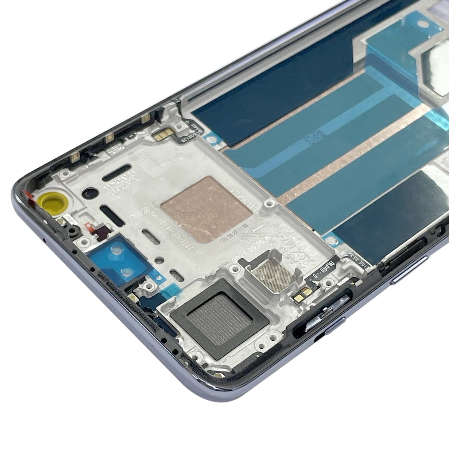 For OnePlus Nord 2 5G DN2101 DN2103 Middle Frame Bezel Plate (Blue)