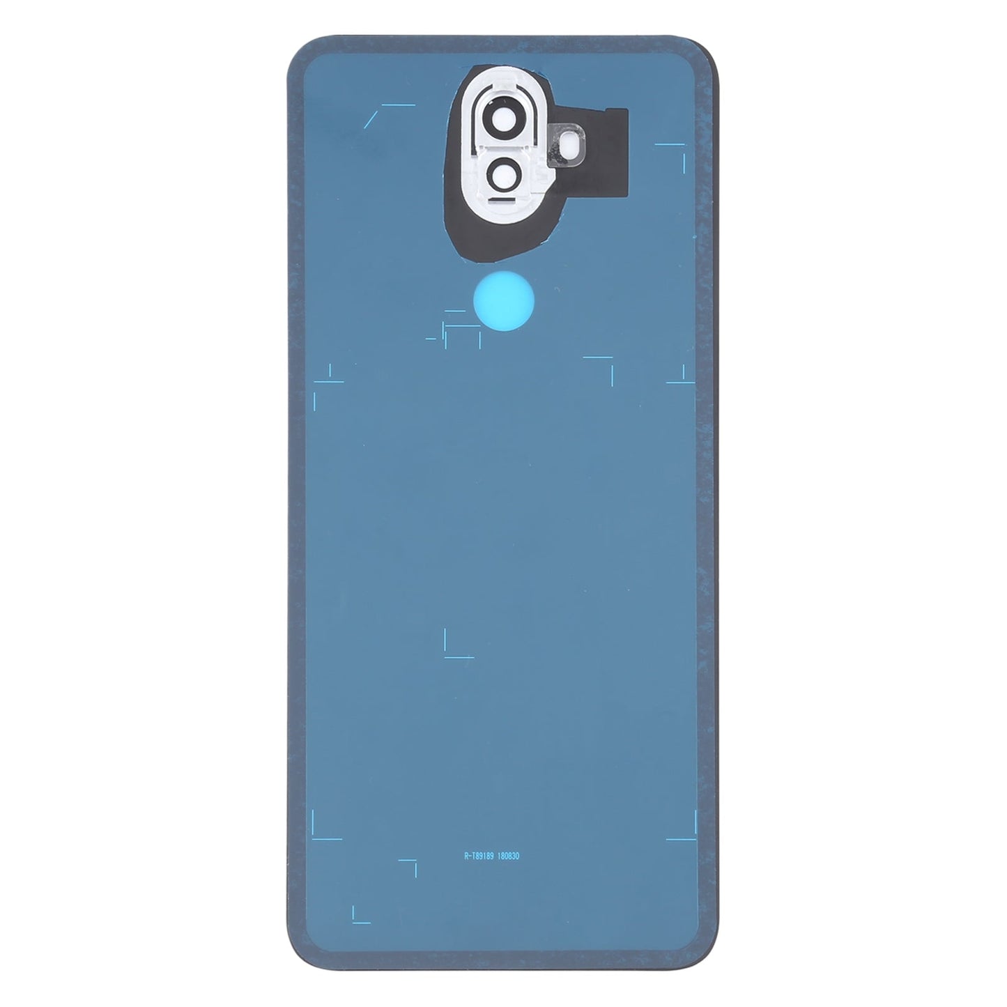 Grass Material Battery Back Cover With Camera Lens for Asus Zenfone 5 Lite ZC600KL(Blue)