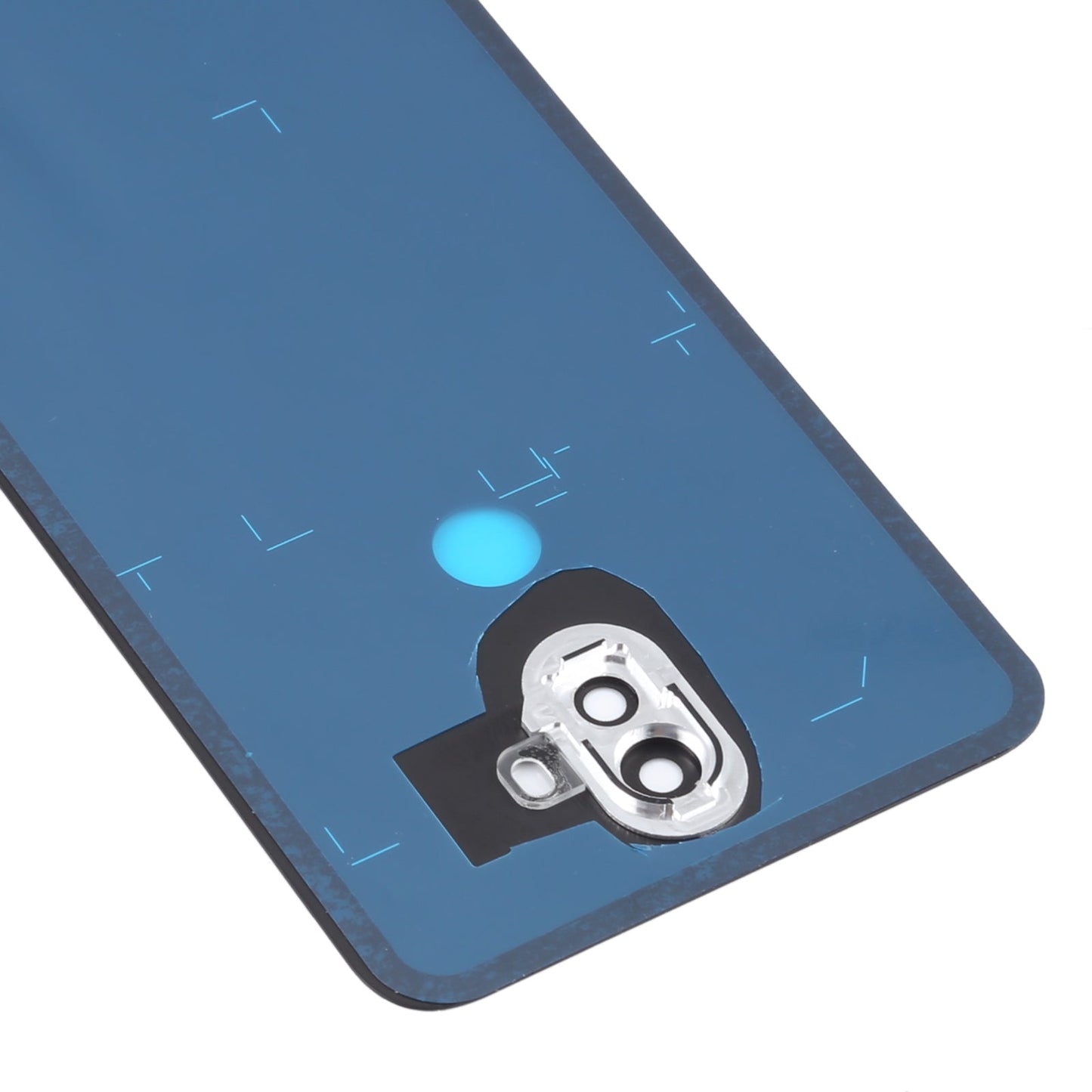 Grass Material Battery Back Cover With Camera Lens for Asus Zenfone 5 Lite ZC600KL(Blue)