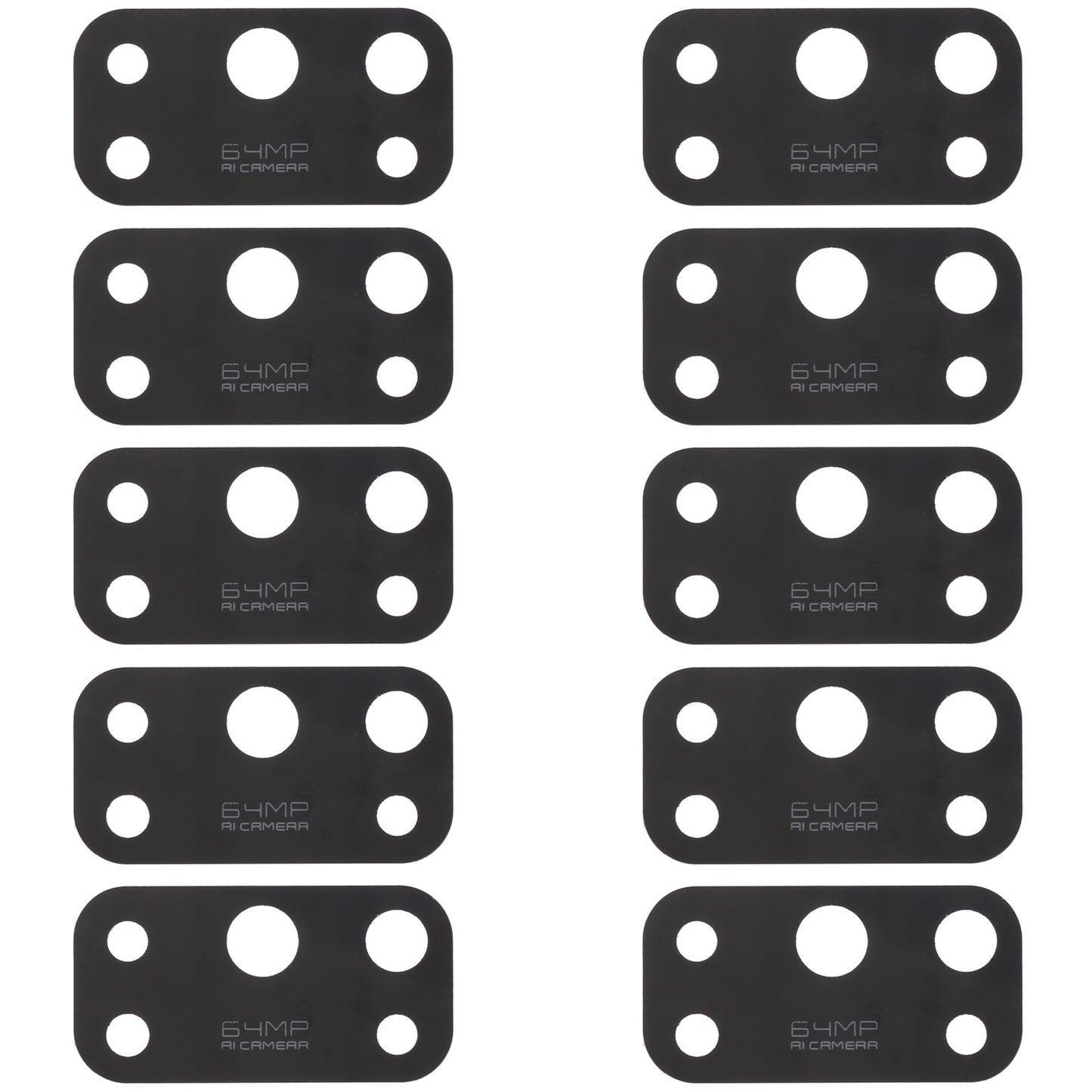 For OPPO Realme 7 Pro RMX2170 10pcs Back Camera Lens