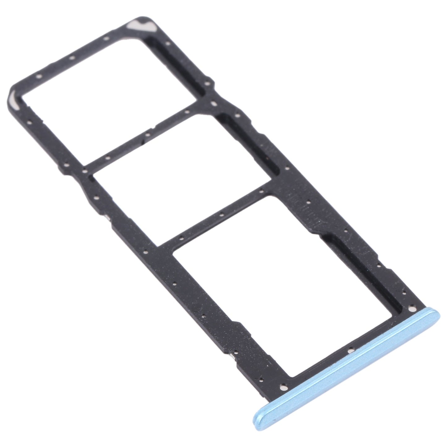 For OPPO Realme C20 / Realme C20A RMX3063, RMX3061 SIM Card Tray + SIM Card Tray + Micro SD Card Tray (Blue)