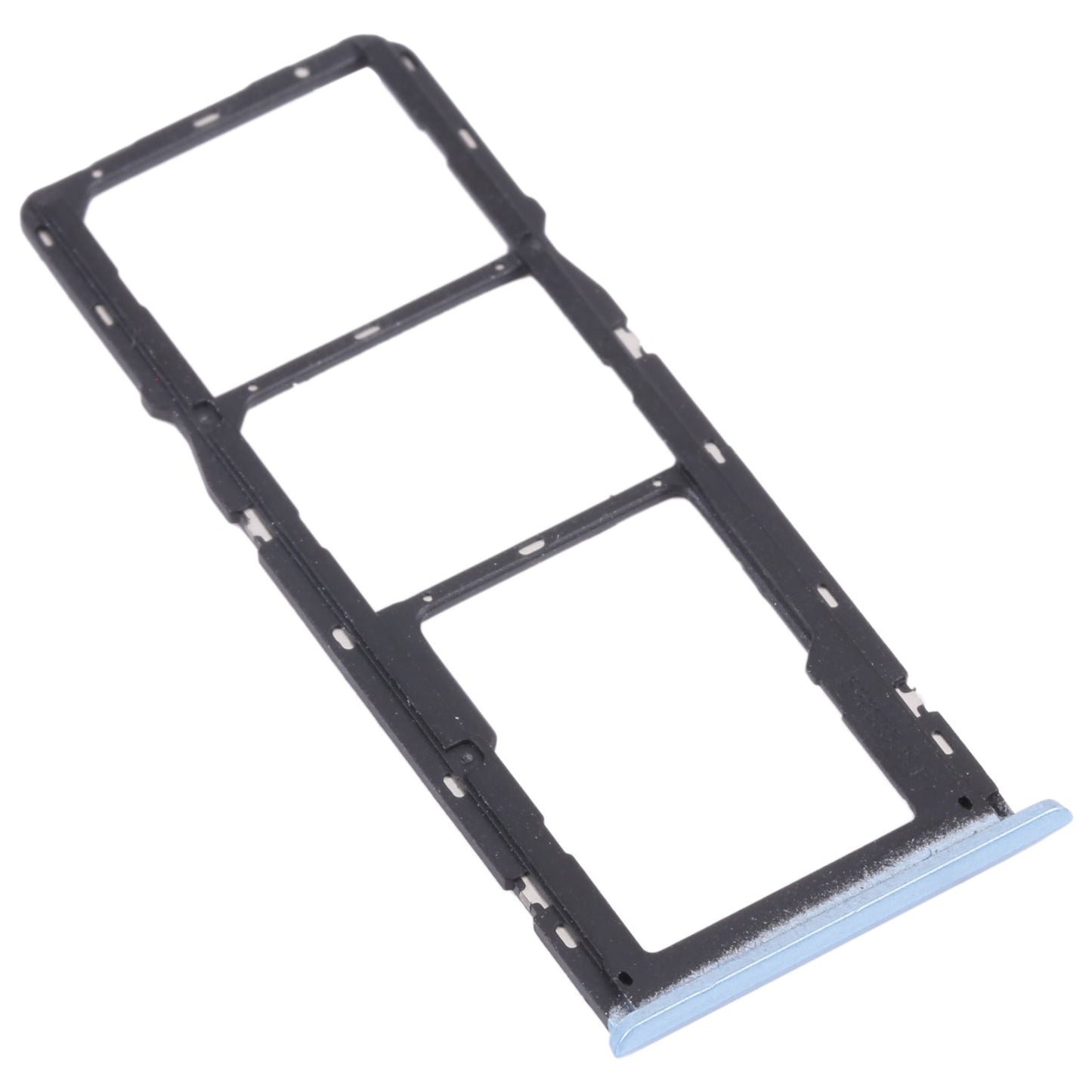 For OPPO Realme C11 (2021) RMX3231 SIM Card Tray + SIM Card Tray + Micro SD Card Tray (Blue)