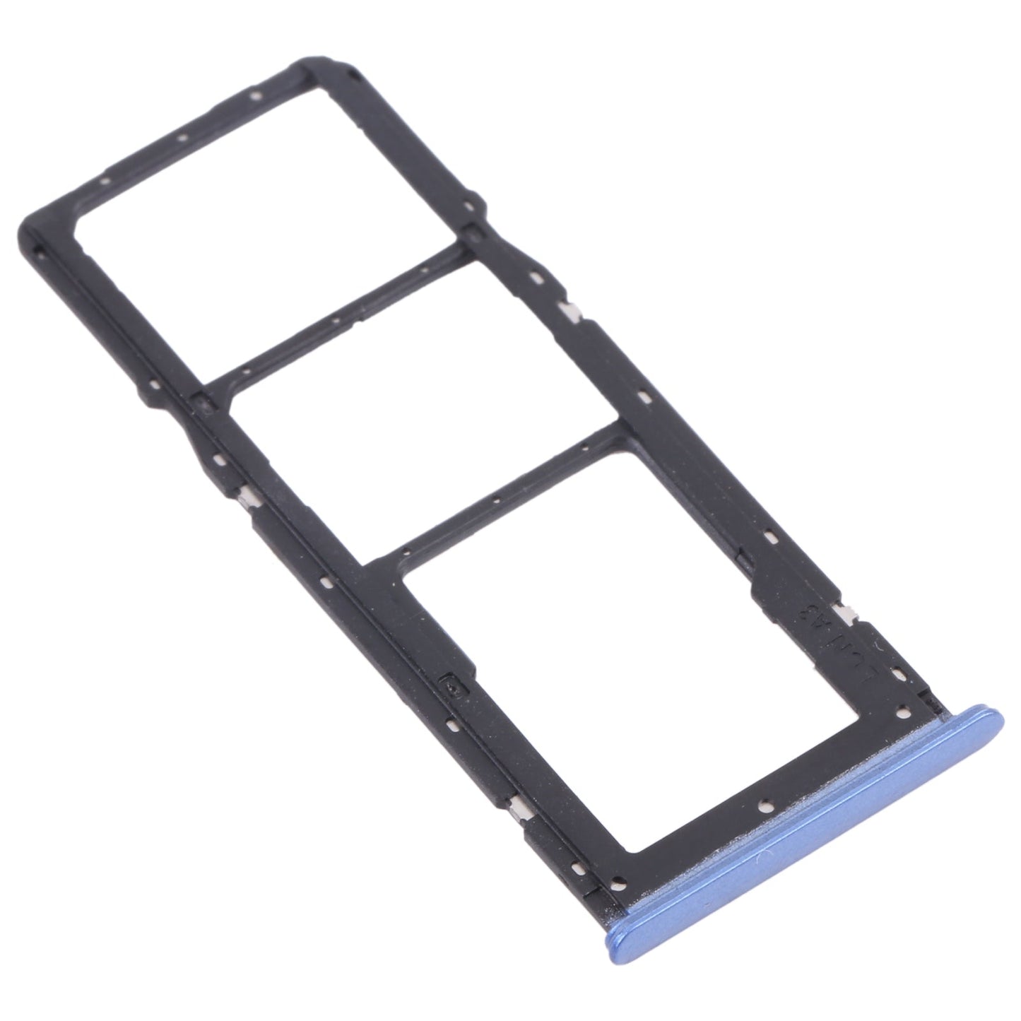 For OPPO Realme 7 (Asia) RMX2151, RMX2163 SIM Card Tray + SIM Card Tray + Micro SD Card Tray (Blue)