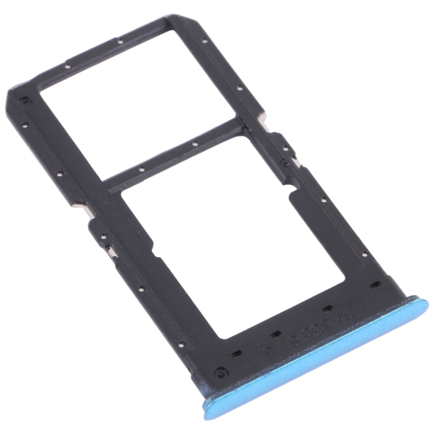 For OPPO Realme V5 5G SIM Card Tray + SIM Card Tray / Micro SD Card Tray (Blue)