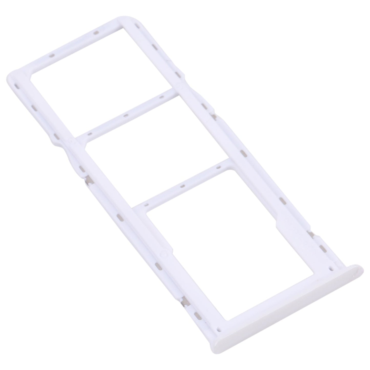 For OPPO Realme 6i / Realme Narzo 10 SIM Card Tray + SIM Card Tray + Micro SD Card Tray (White)