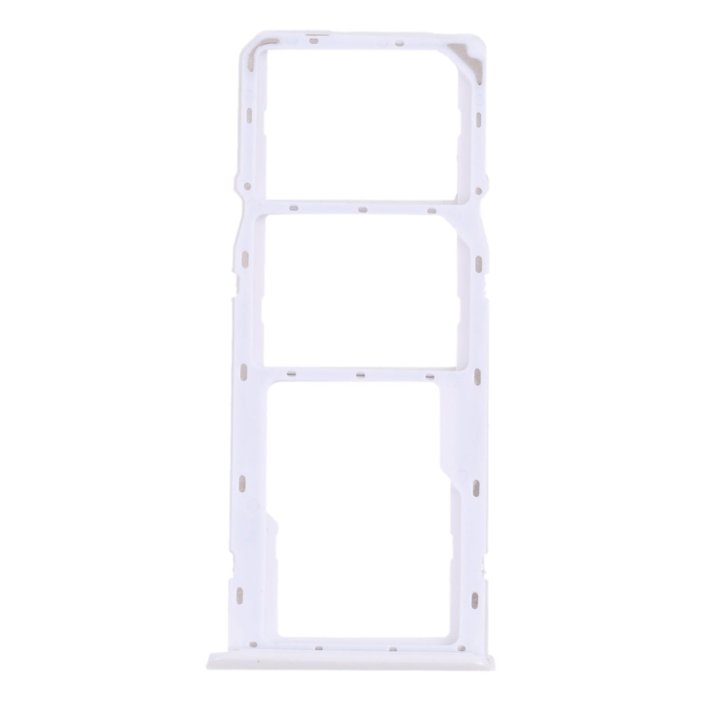 For OPPO Realme 6i (India) RMX2002 SIM Card Tray + SIM Card Tray + Micro SD Card Tray (White)