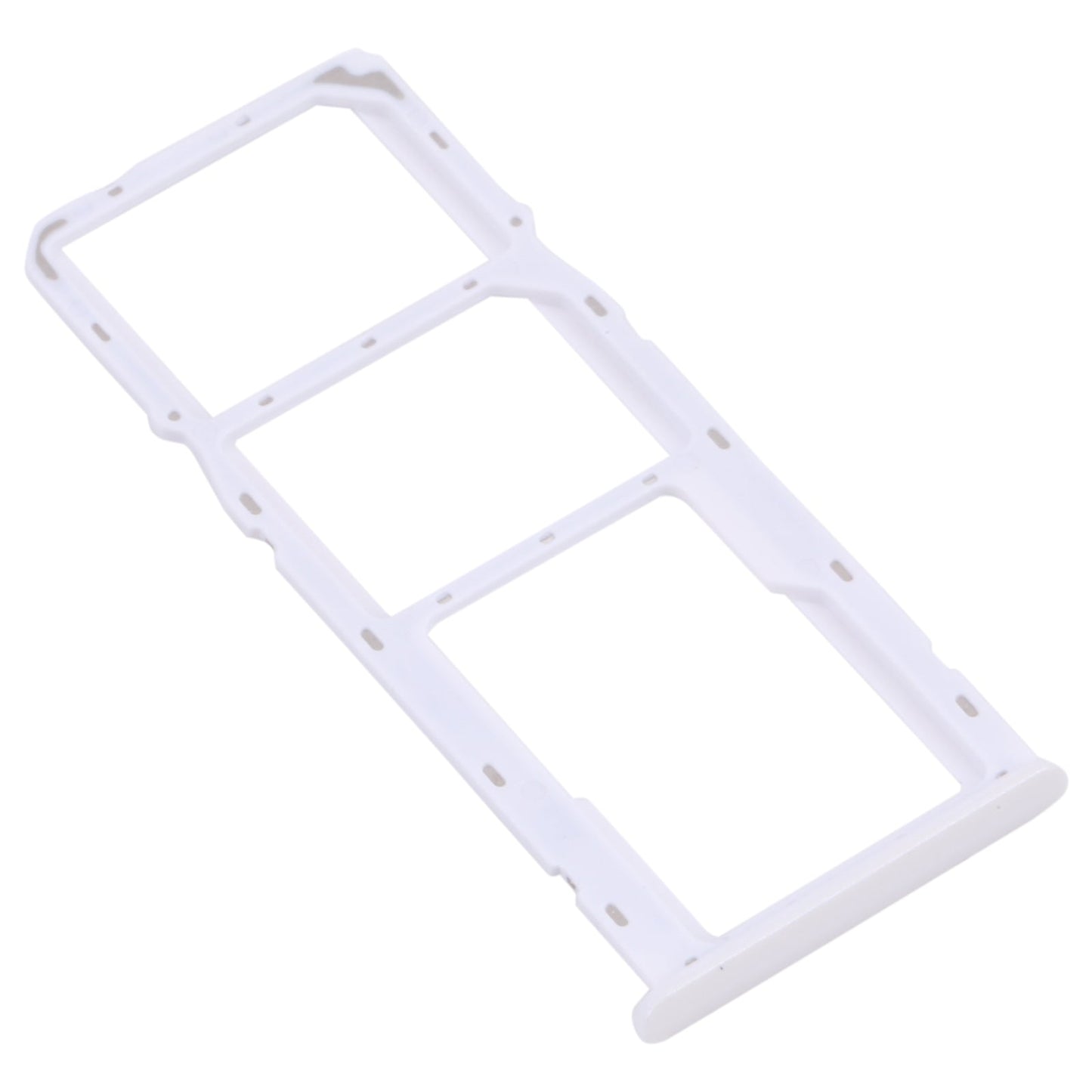 For OPPO Realme 6i (India) RMX2002 SIM Card Tray + SIM Card Tray + Micro SD Card Tray (White)
