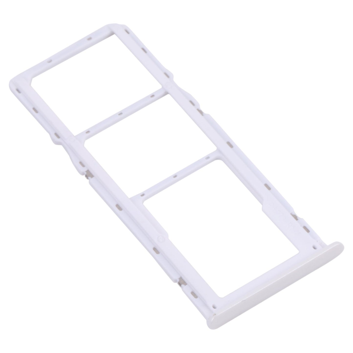 For OPPO Realme 6i (India) RMX2002 SIM Card Tray + SIM Card Tray + Micro SD Card Tray (White)