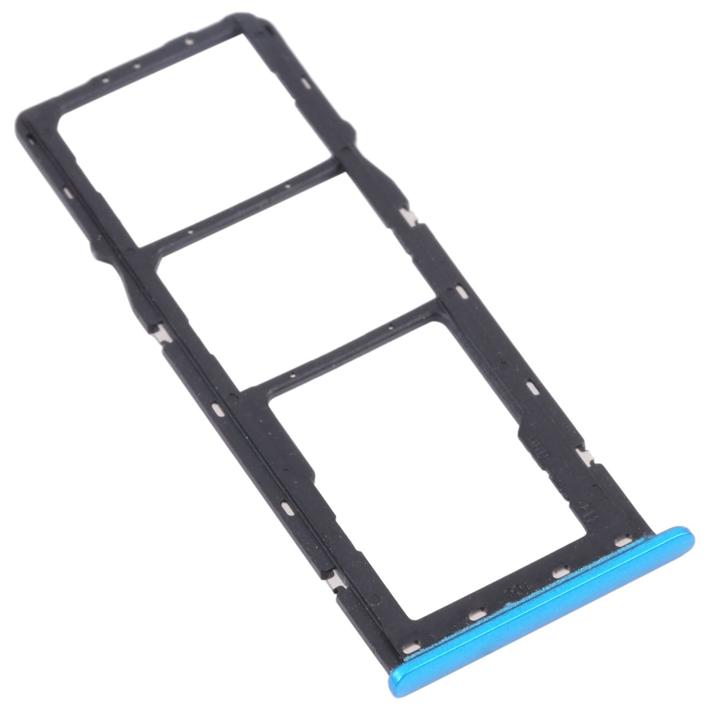 For OPPO A12 CPH2083, CPH2077 SIM Card Tray + SIM Card Tray + Micro SD Card Tray (Blue)