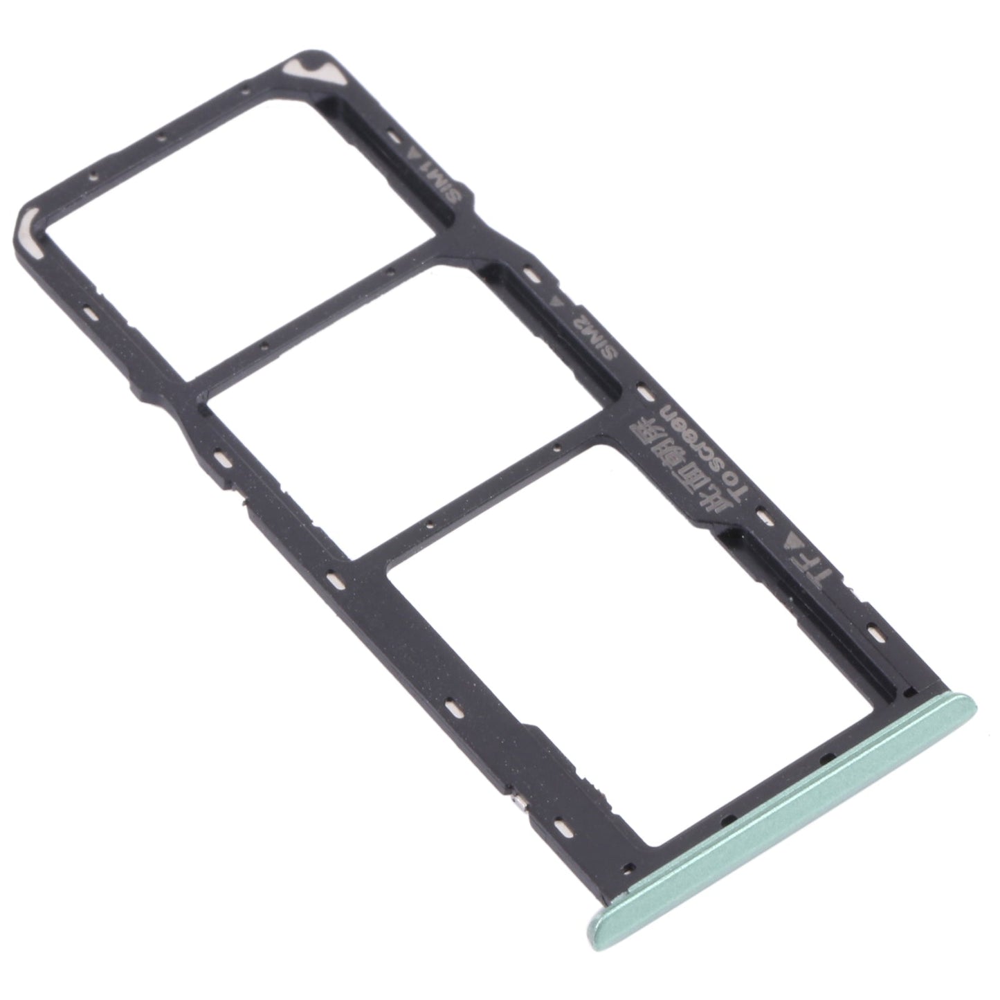 For OPPO Realme 7i (Global) SIM Card Tray + SIM Card Tray + Micro SD Card Tray (Green)