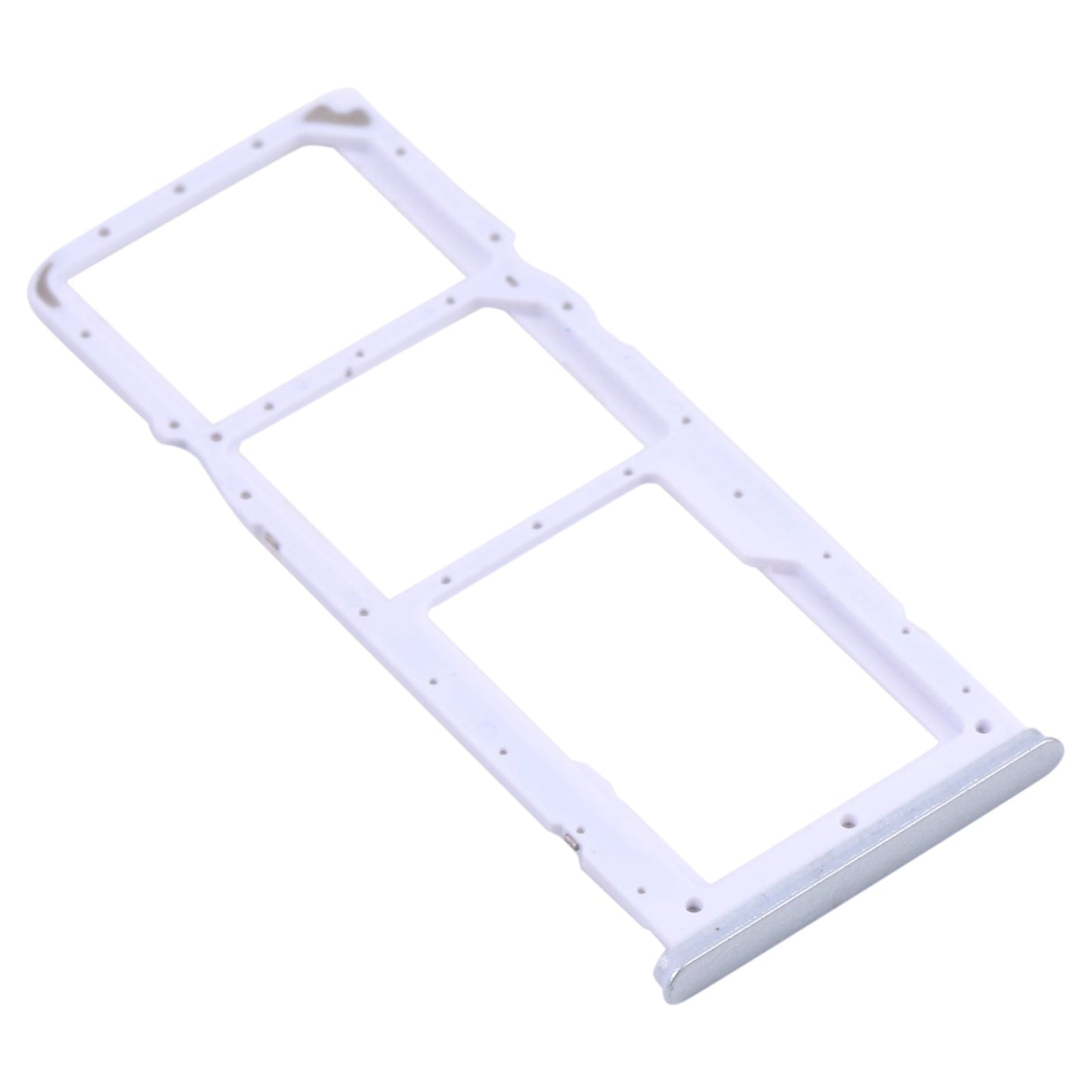 For OPPO Realme 7i (Global) SIM Card Tray + SIM Card Tray + Micro SD Card Tray (Silver)
