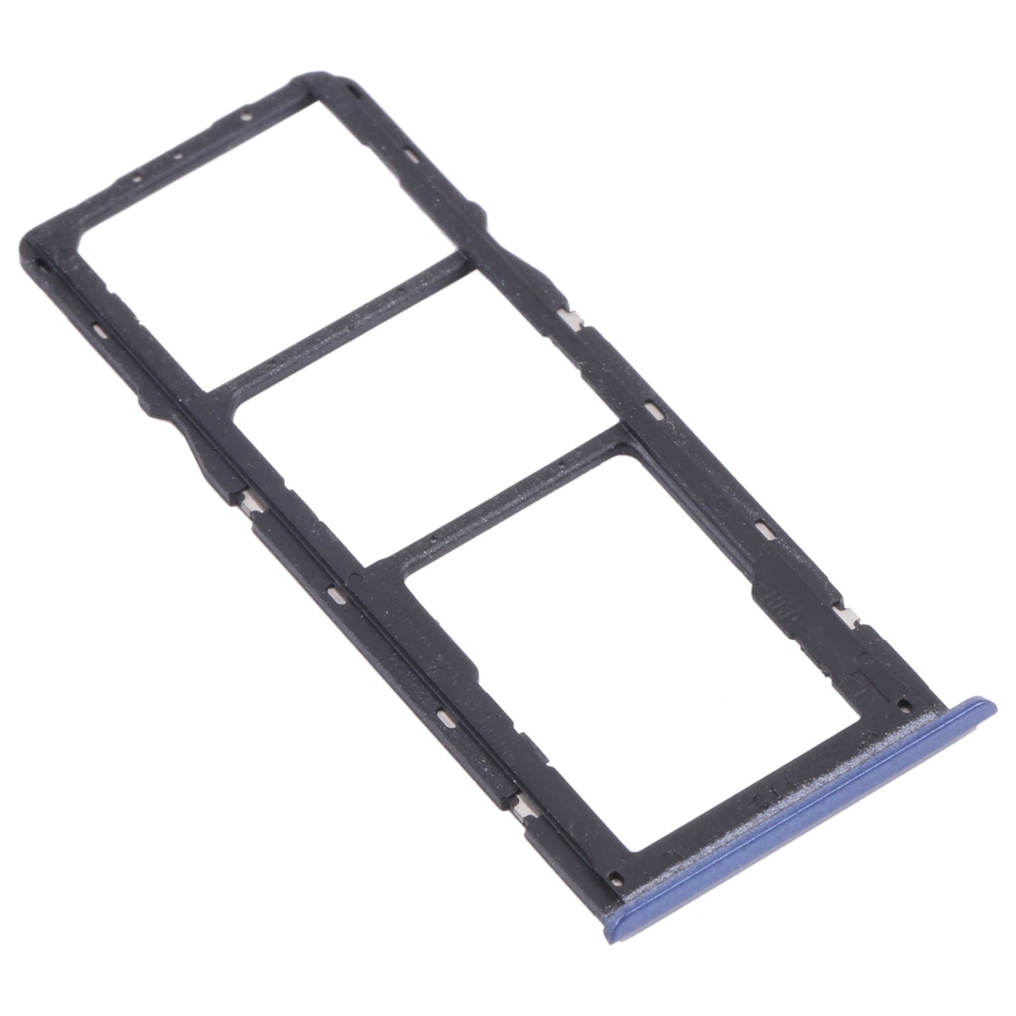 For OPPO Realme Narzo 20 SIM Card Tray + SIM Card Tray + Micro SD Card Tray (Blue)