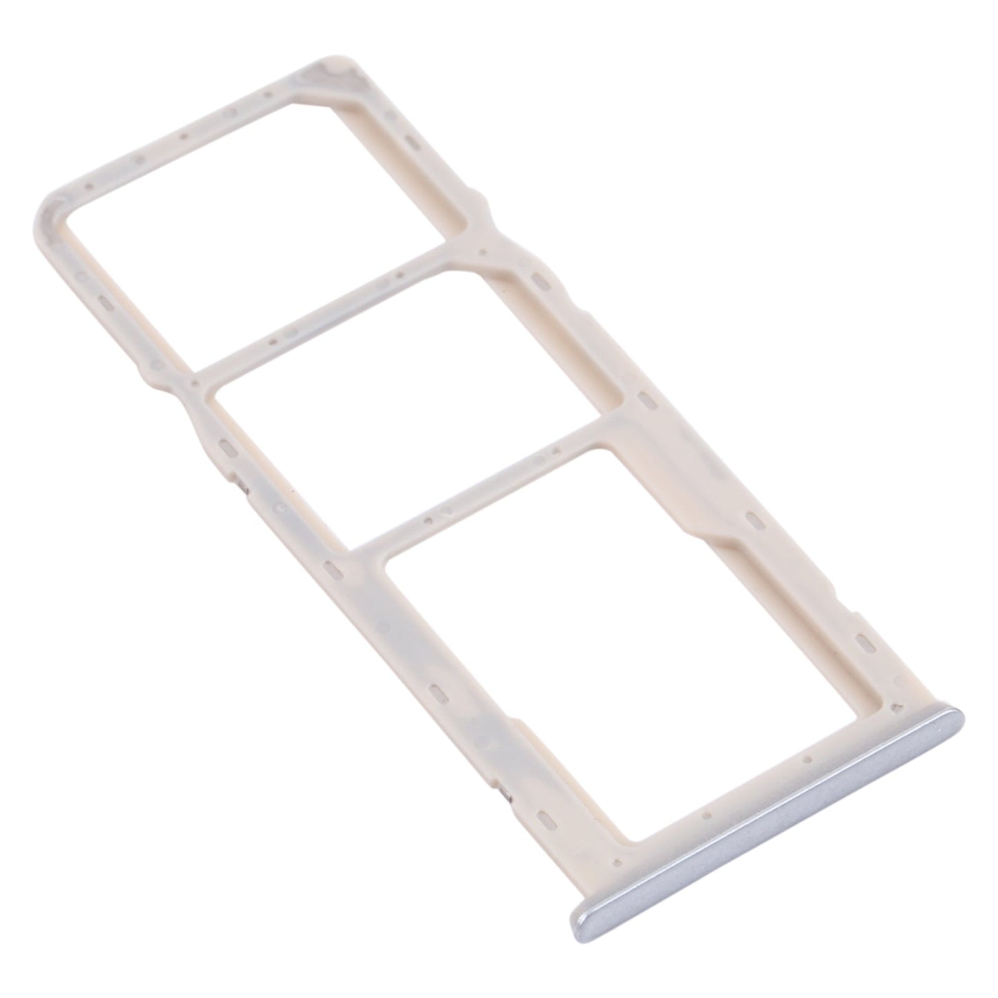 For OPPO A35 CPH2179 SIM Card Tray + SIM Card Tray + Micro SD Card Tray (White)