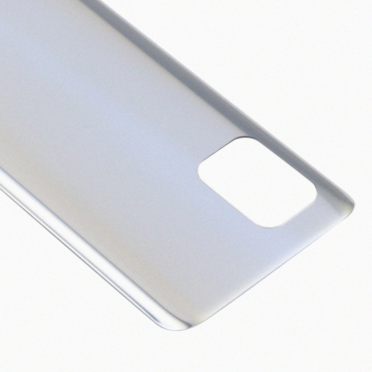 Glass Battery Back Cover with Adhesive for Asus Zenfone 8 ZS590KS(Frosted Silver)