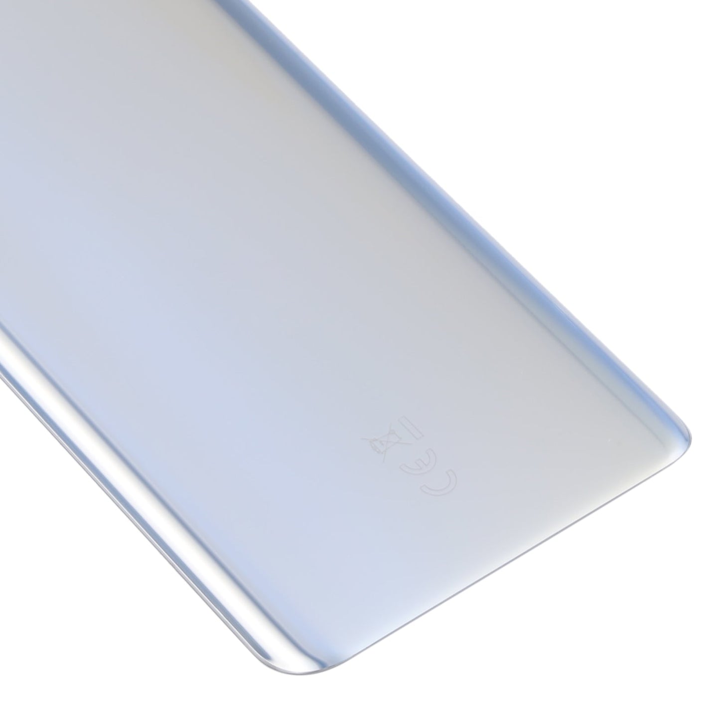 Glass Battery Back Cover with Adhesive for Asus Zenfone 8 ZS590KS(Jet Silver)