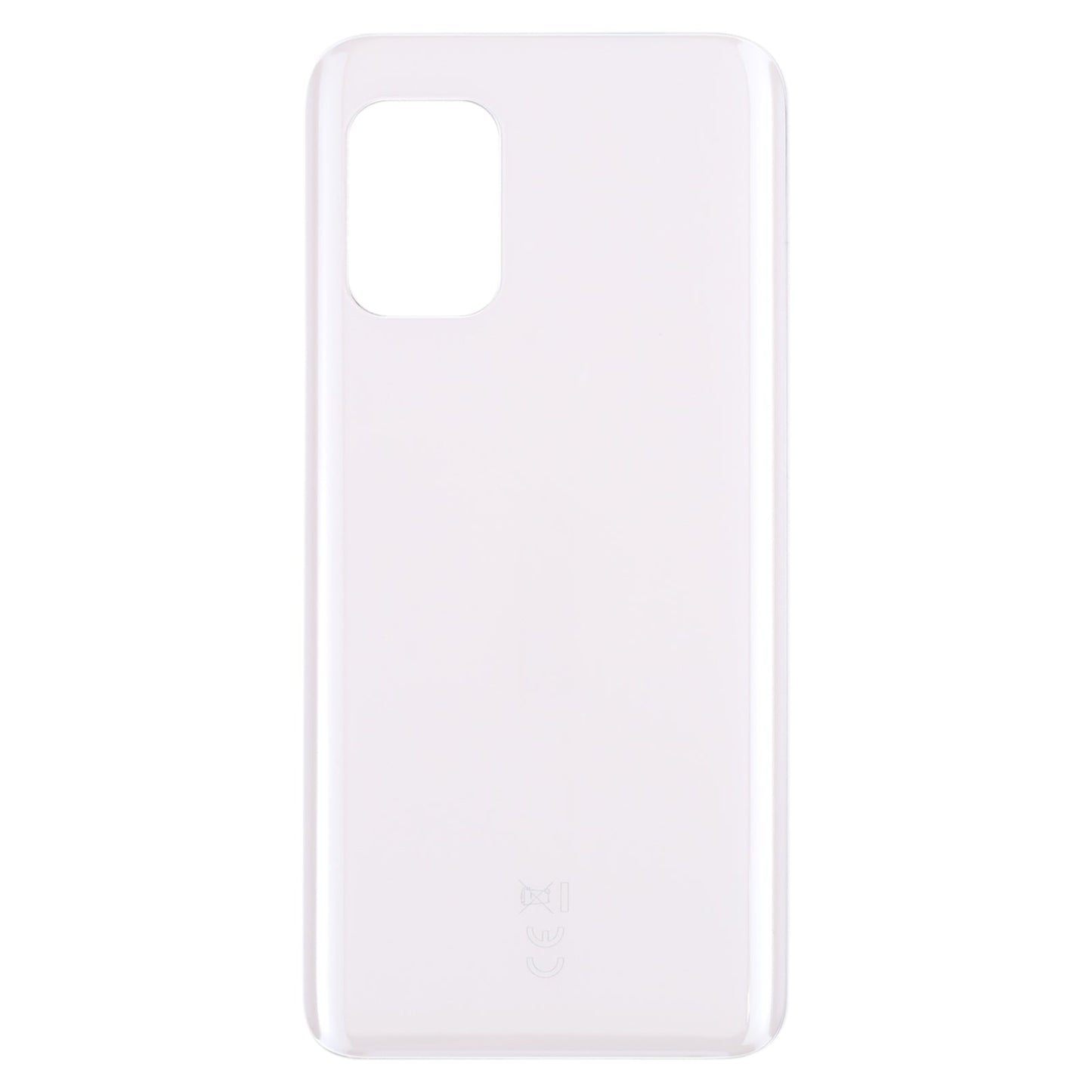 Glass Battery Back Cover with Adhesive for Asus Zenfone 8 ZS590KS(White)
