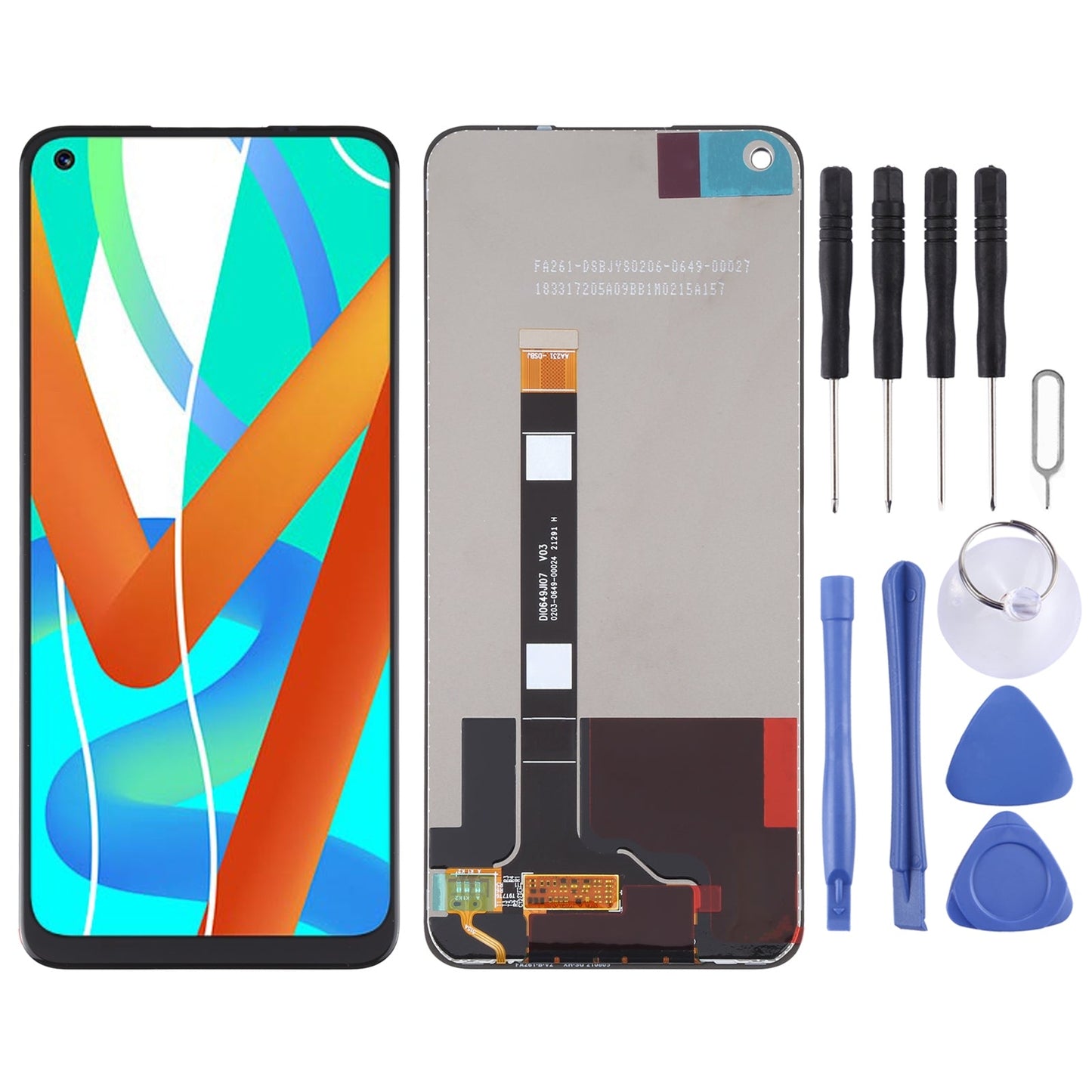 Original LCD Screen and Digitizer Full Assembly for OPPO Realme V13 5G