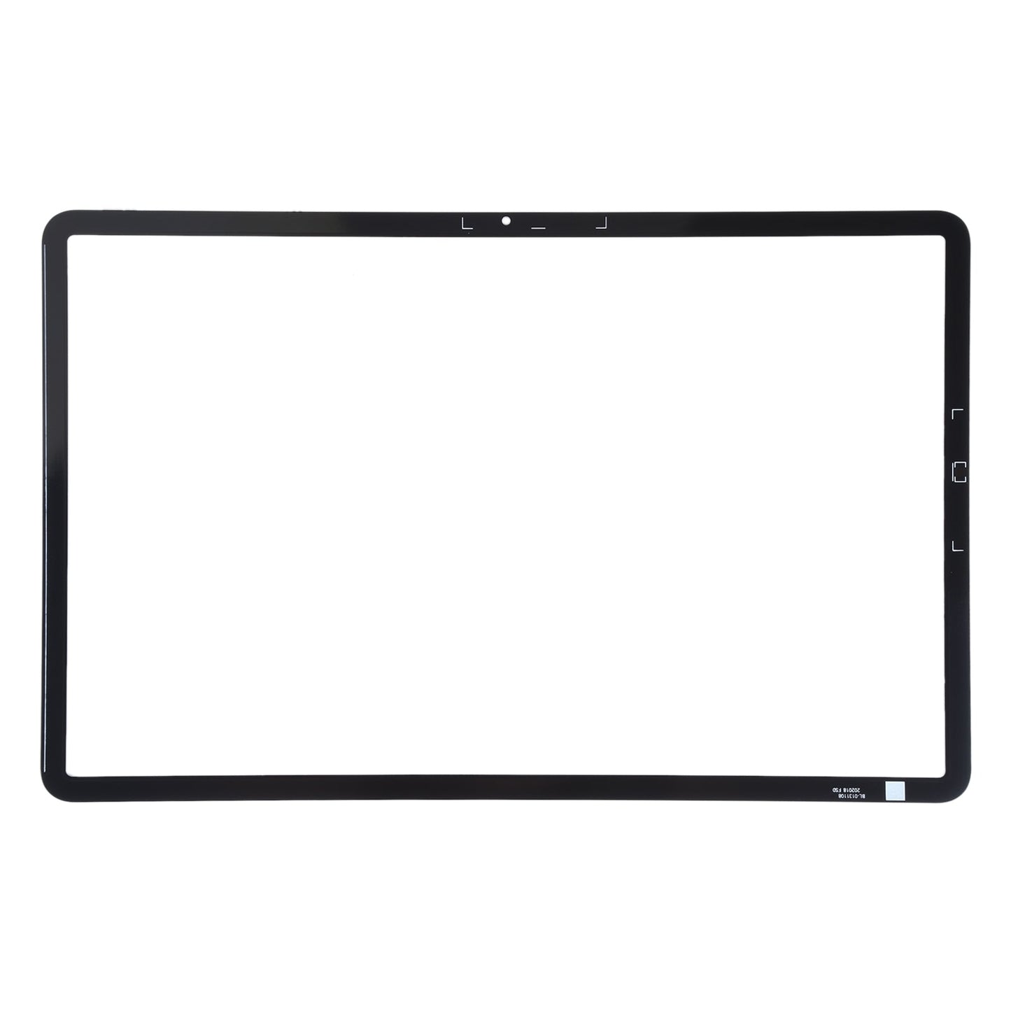 For Huawei MatePad 11 2021 DBY-W09 DBY-AL00 Front Screen Outer Glass Lens (Black)