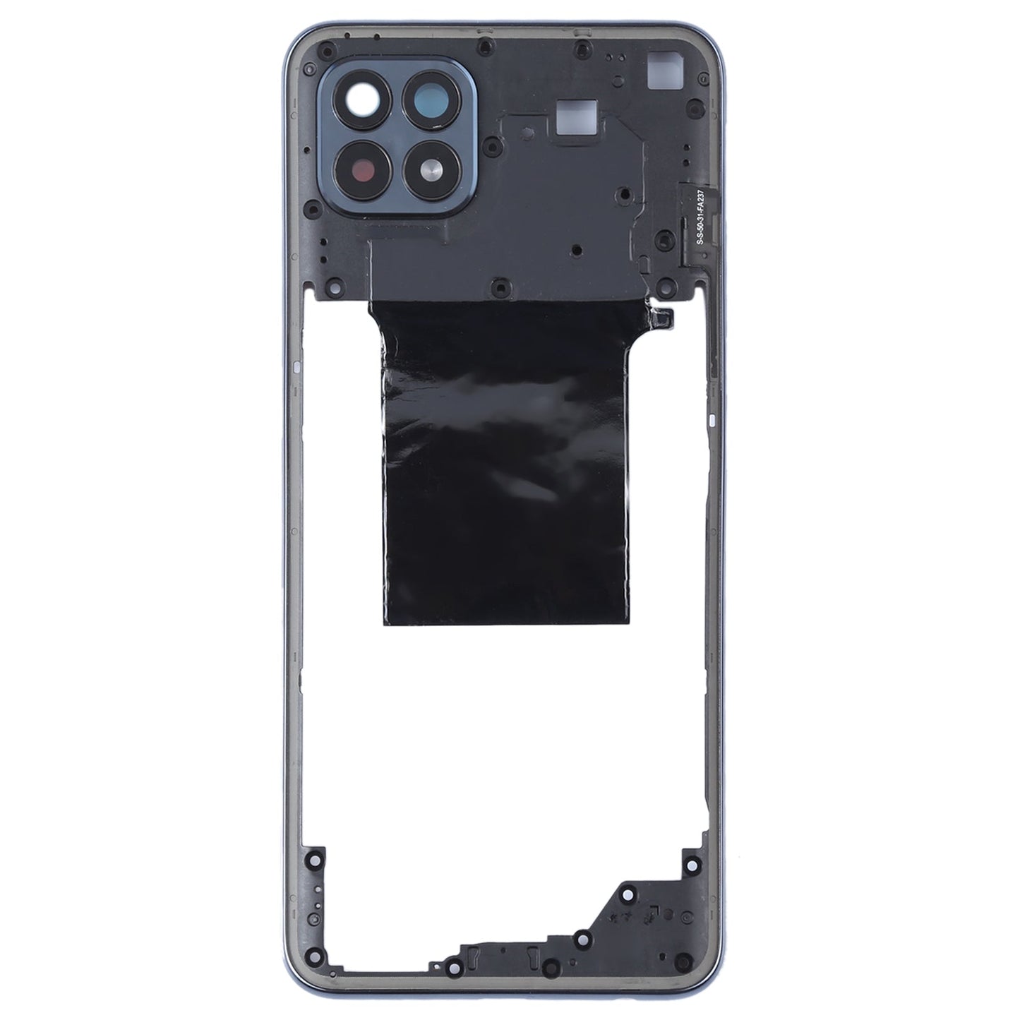 For OPPO Reno4 SE/A93 4G/OPPO Reno4 F/Reno4 Lite/F17 Pro PEAT00, PEAM00 Original Middle Frame Bezel Plate (Black)