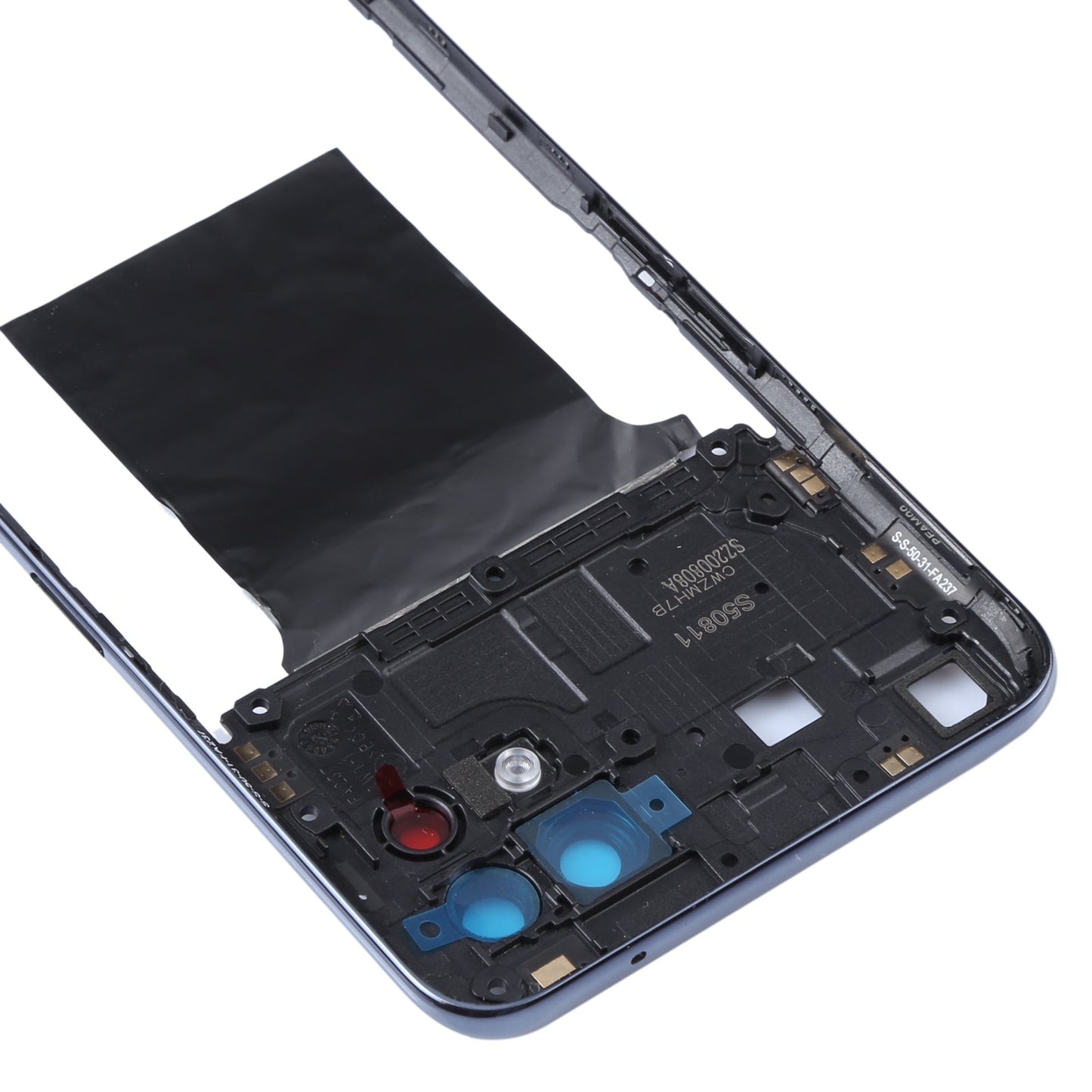 For OPPO Reno4 SE/A93 4G/OPPO Reno4 F/Reno4 Lite/F17 Pro PEAT00, PEAM00 Original Middle Frame Bezel Plate (Black)