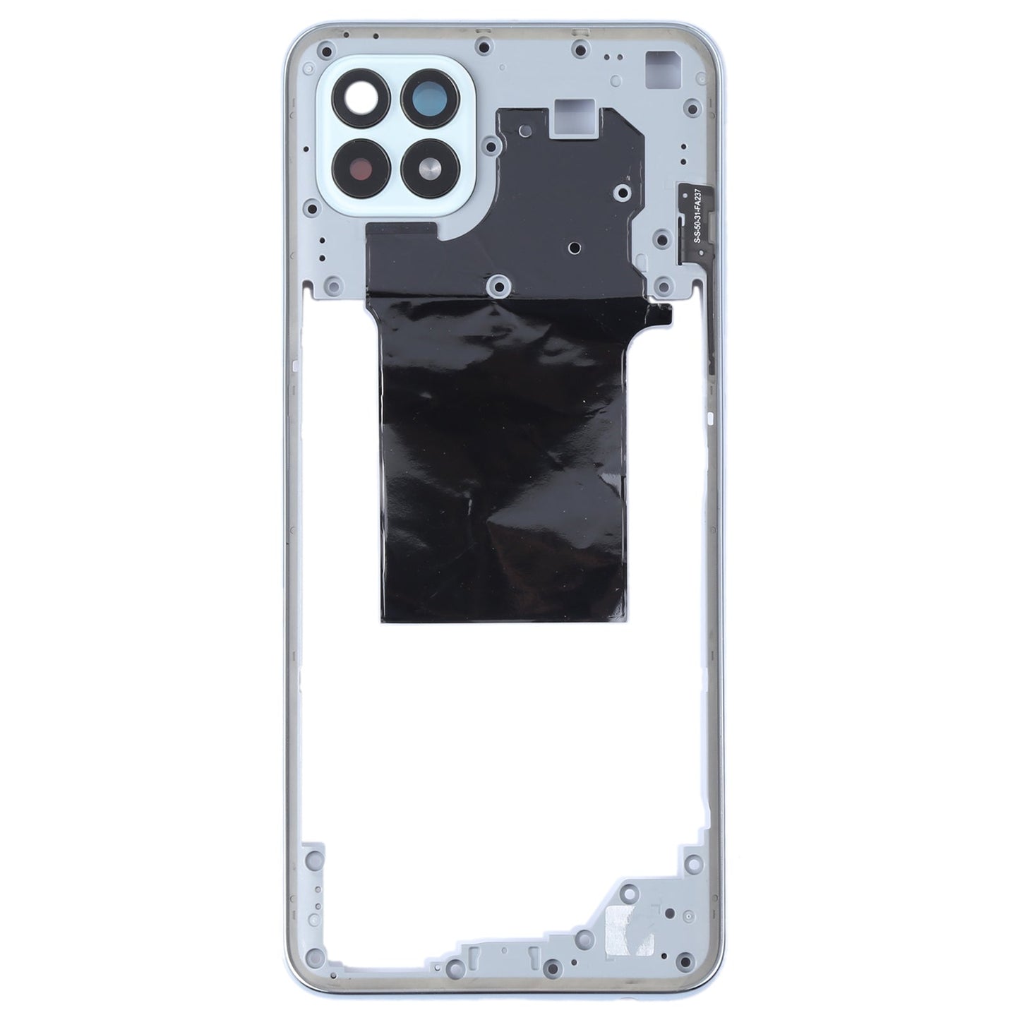 For OPPO Reno4 SE/A93 4G/Reno4 F/Reno4 Lite/F17 Pro PEAT00, PEAM00 Original Middle Frame Bezel Plate (Silver)