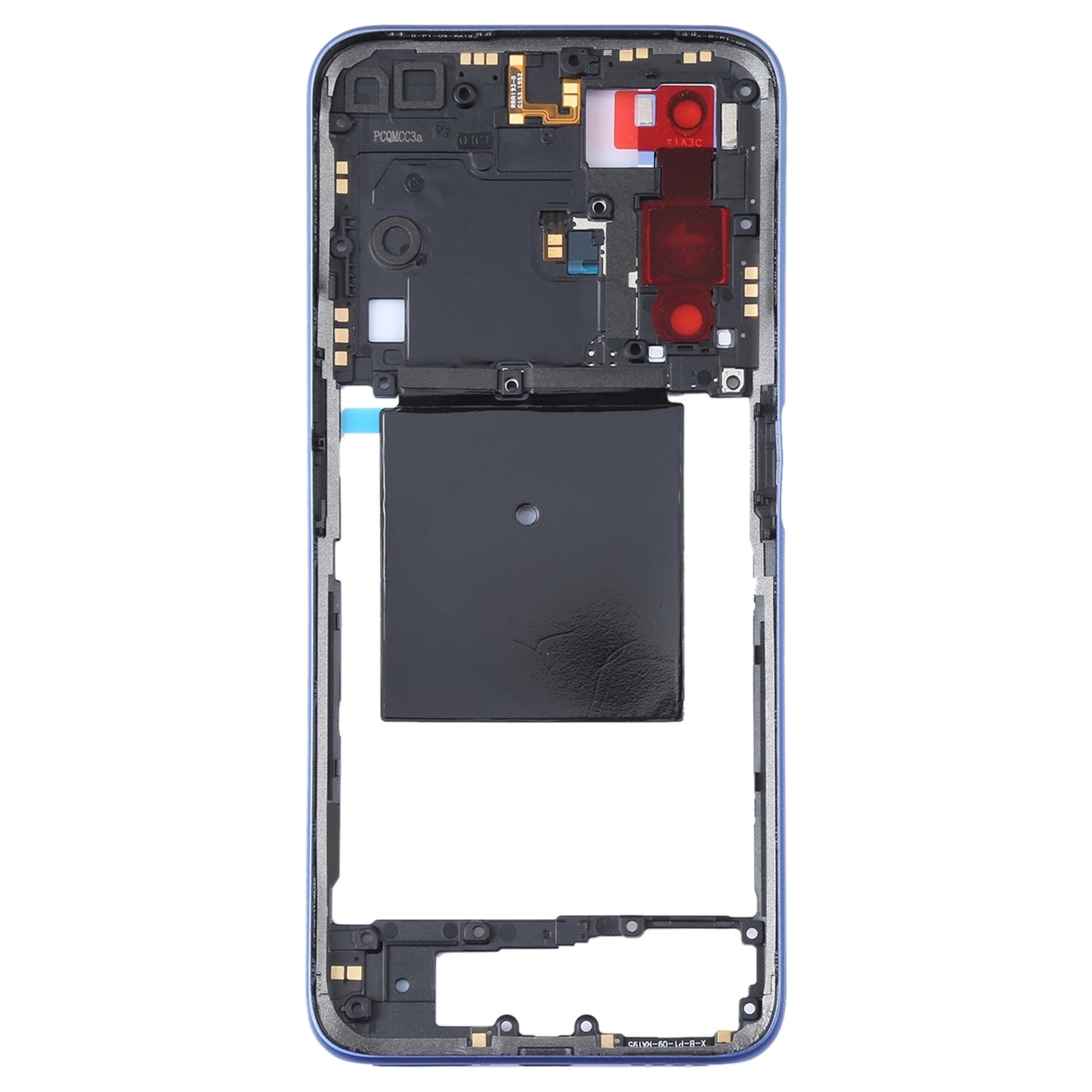 For Realme X50 5G China RMX2051, RMX2025 / Realme X50m 5G Original Middle Frame Bezel Plate(Baby Blue)