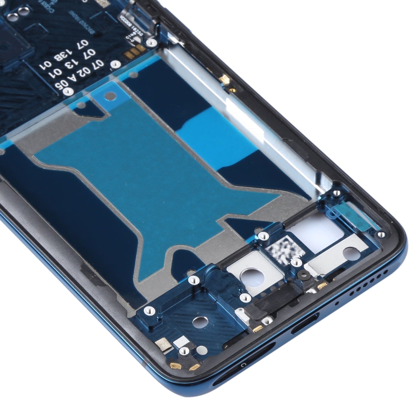 For OPPO Find X CPH1871, PAFM00 Original Middle Frame Bezel Plate (Blue)