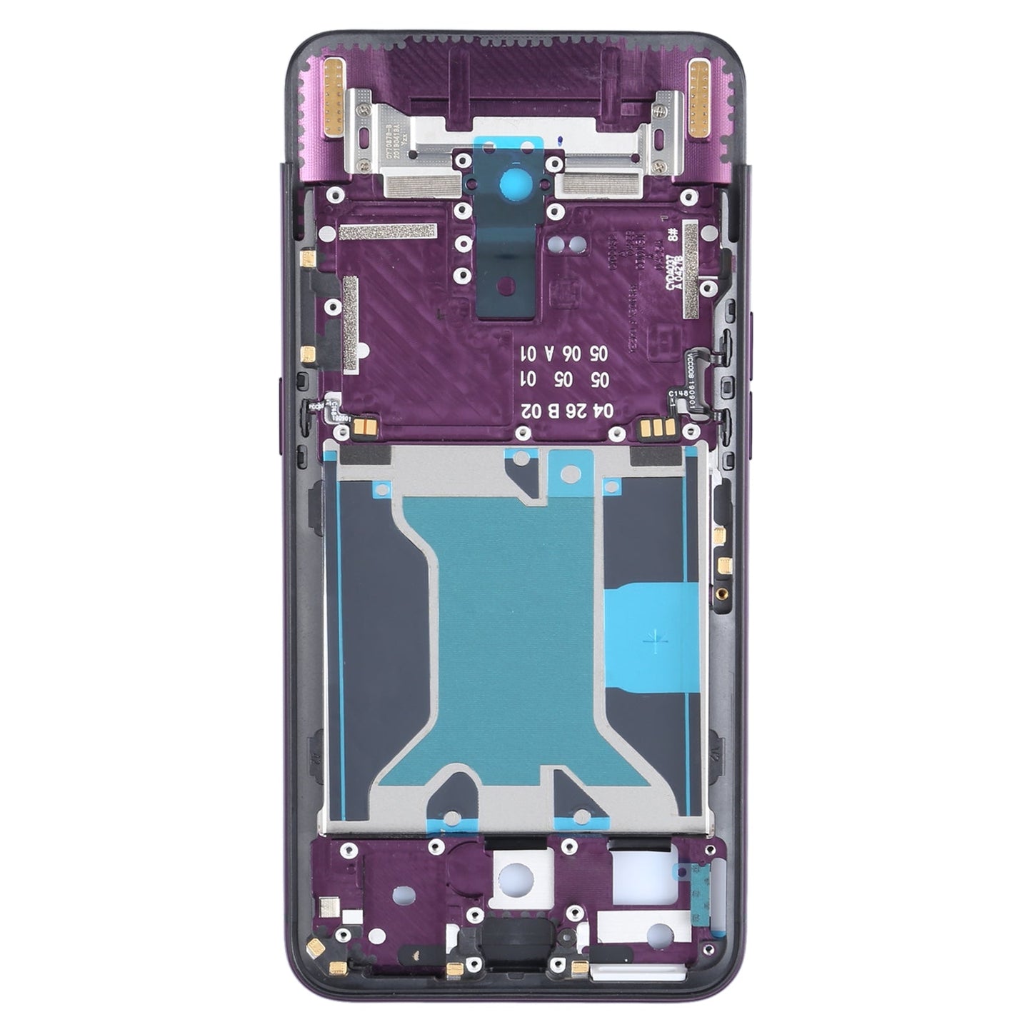 For OPPO Find X CPH1871, PAFM00 Original Middle Frame Bezel Plate (Red)