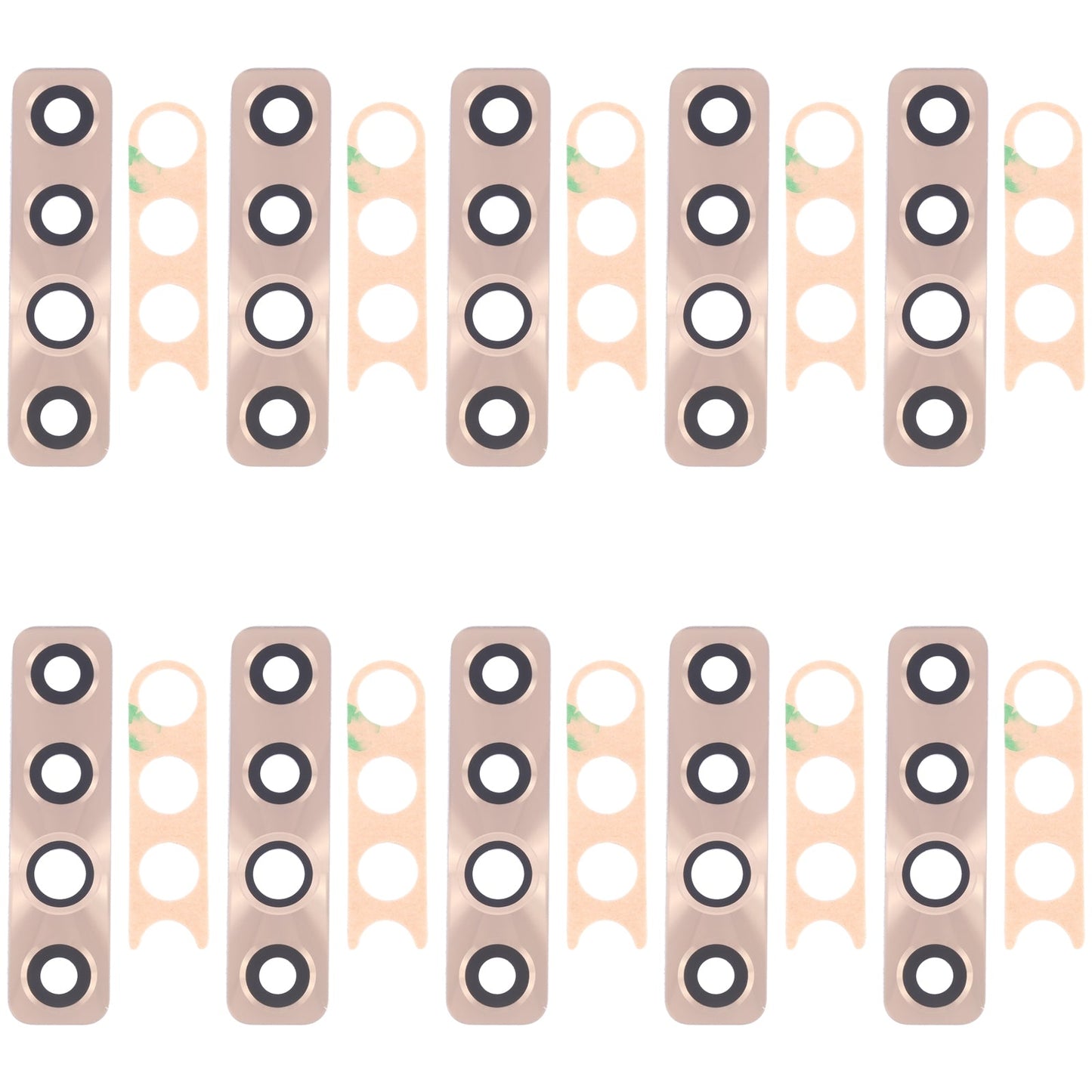 For Tecno Camon 17P CG7 10pcs Back Camera Lens