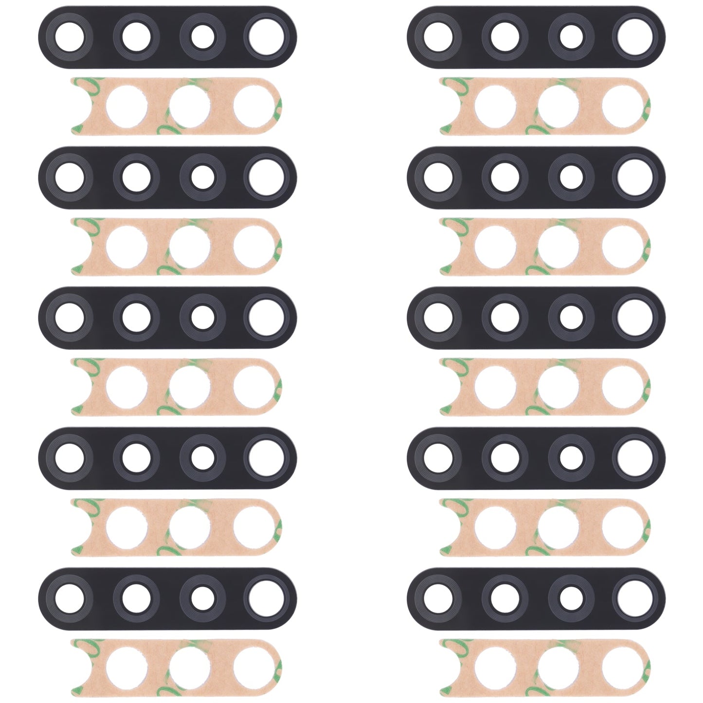 For Infinix Smart3 Plus X627V, X267 10pcs Back Camera Lens