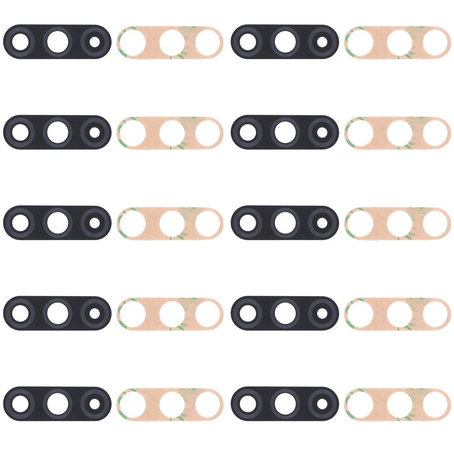 For Tecno Spark Go 2019 KC1 10pcs Back Camera Lens