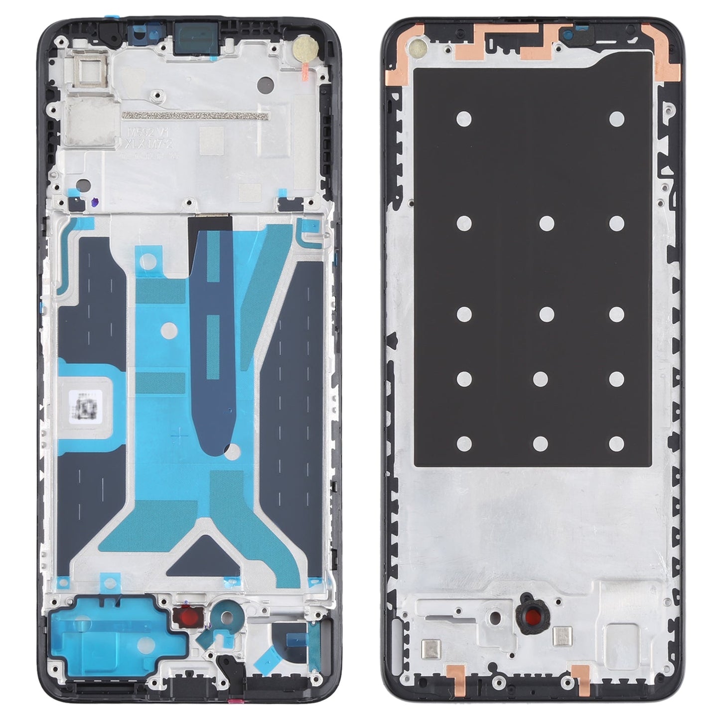 For OPPO Realme V15 Front Housing LCD Frame Bezel Plate