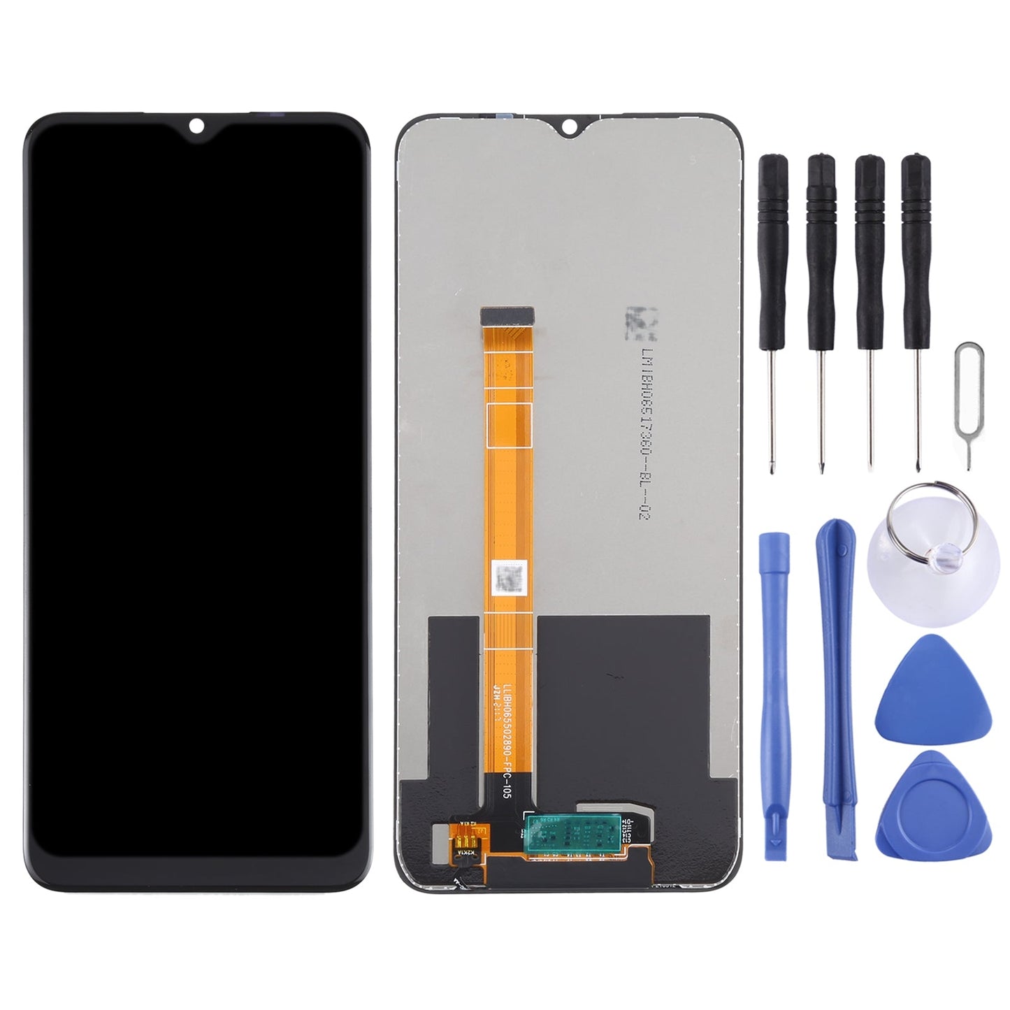 LCD Screen and Digitizer Full Assembly for OPPO Realme C25s RMX3195 RMX3197