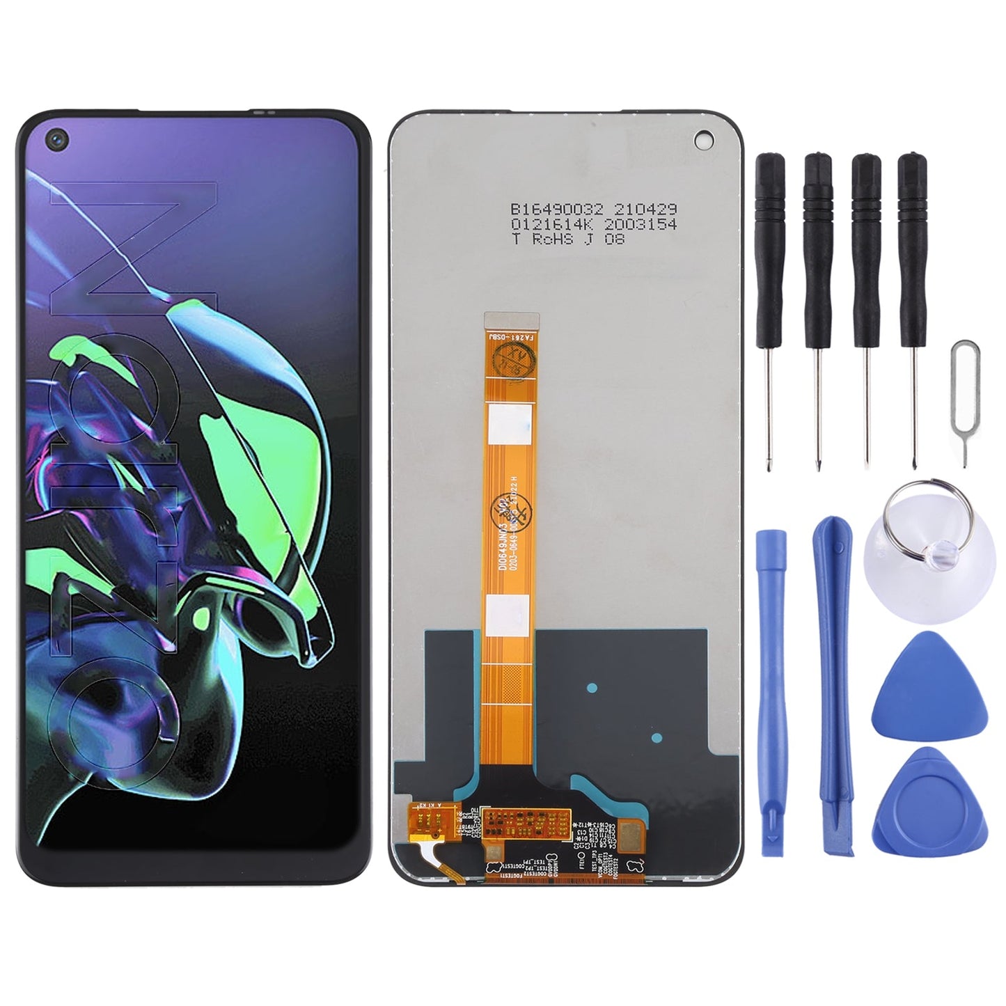 LCD Screen and Digitizer Full Assembly for OPPO Realme Narzo
