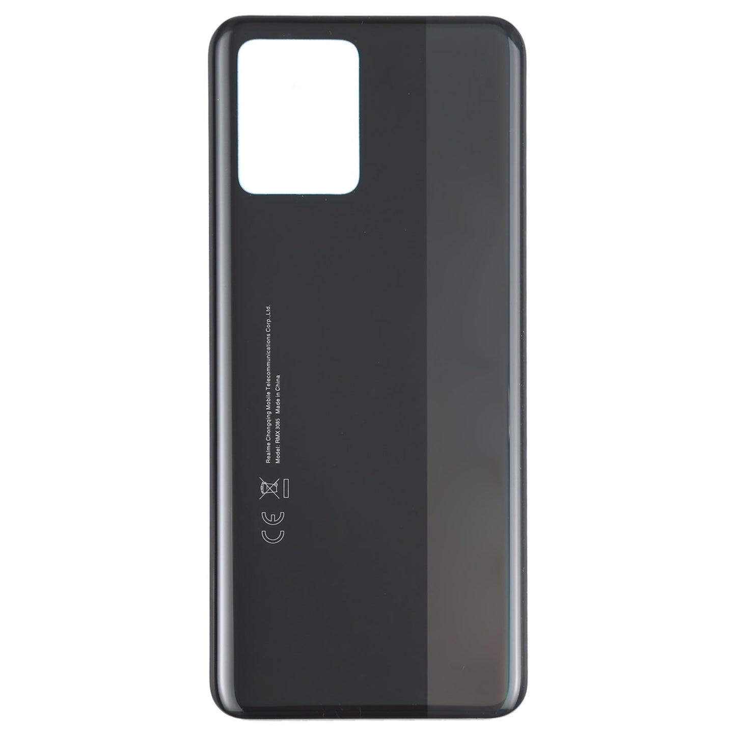 For OPPO Realme 8 4G RMX3085 Battery Back Cover (Black)