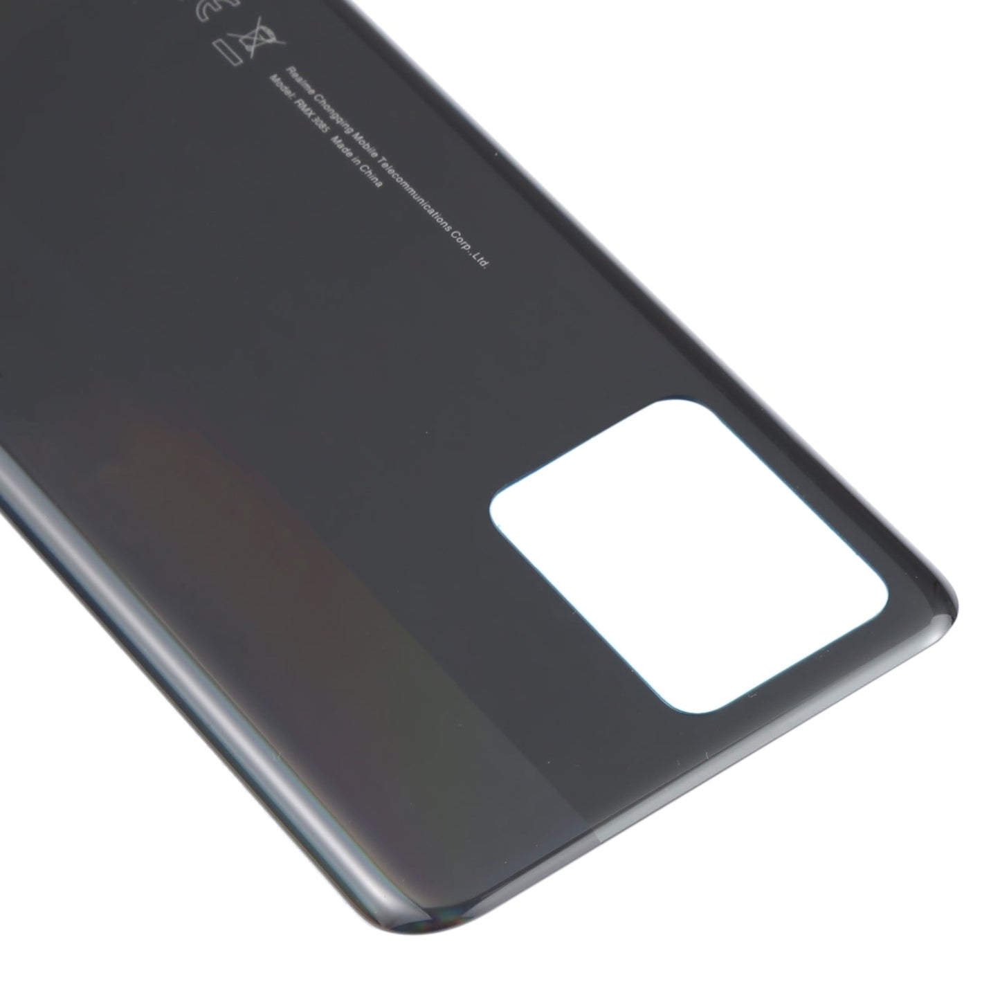 For OPPO Realme 8 4G RMX3085 Battery Back Cover (Black)