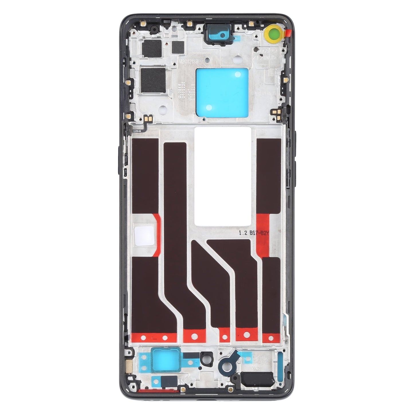 For OPPO Realme X7 Pro Ultra Original Front Housing LCD Frame Bezel Plate (Black)